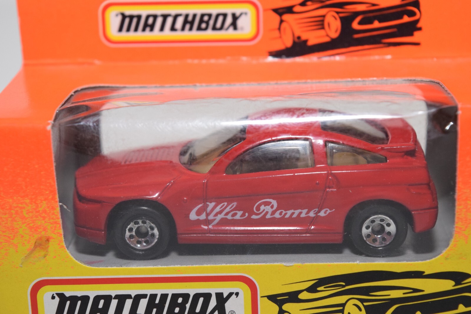 A94 1:64 3 INCH MATCHBOX LESNEY 6 ALFA ROMEO SZ RED MIB RARE!