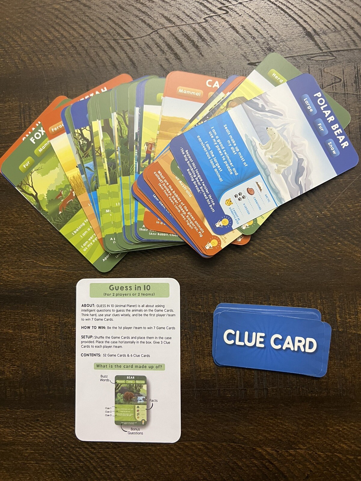 Skillmatics Guess in 10 – Animal Planet – Card Game