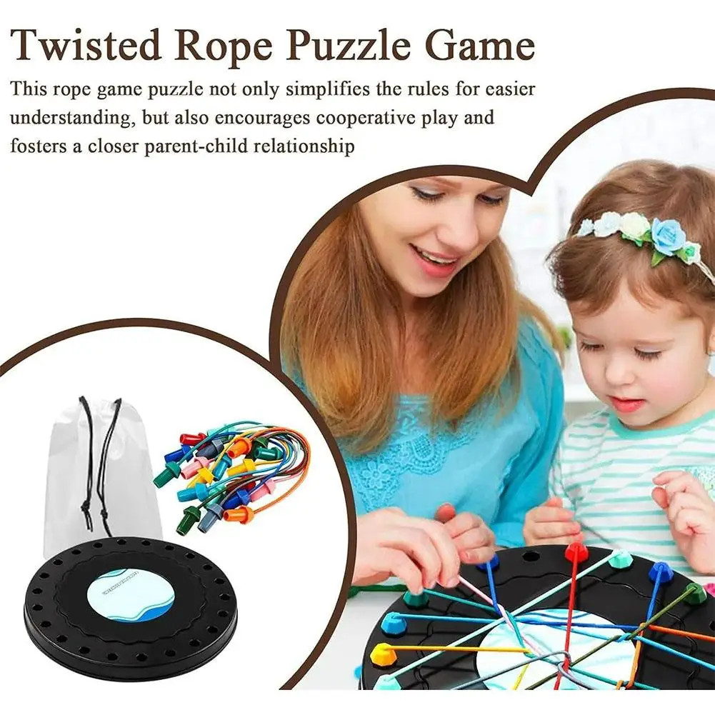 Rope Untying Puzzle Game Kids Educational Logic Thinking Training Toy