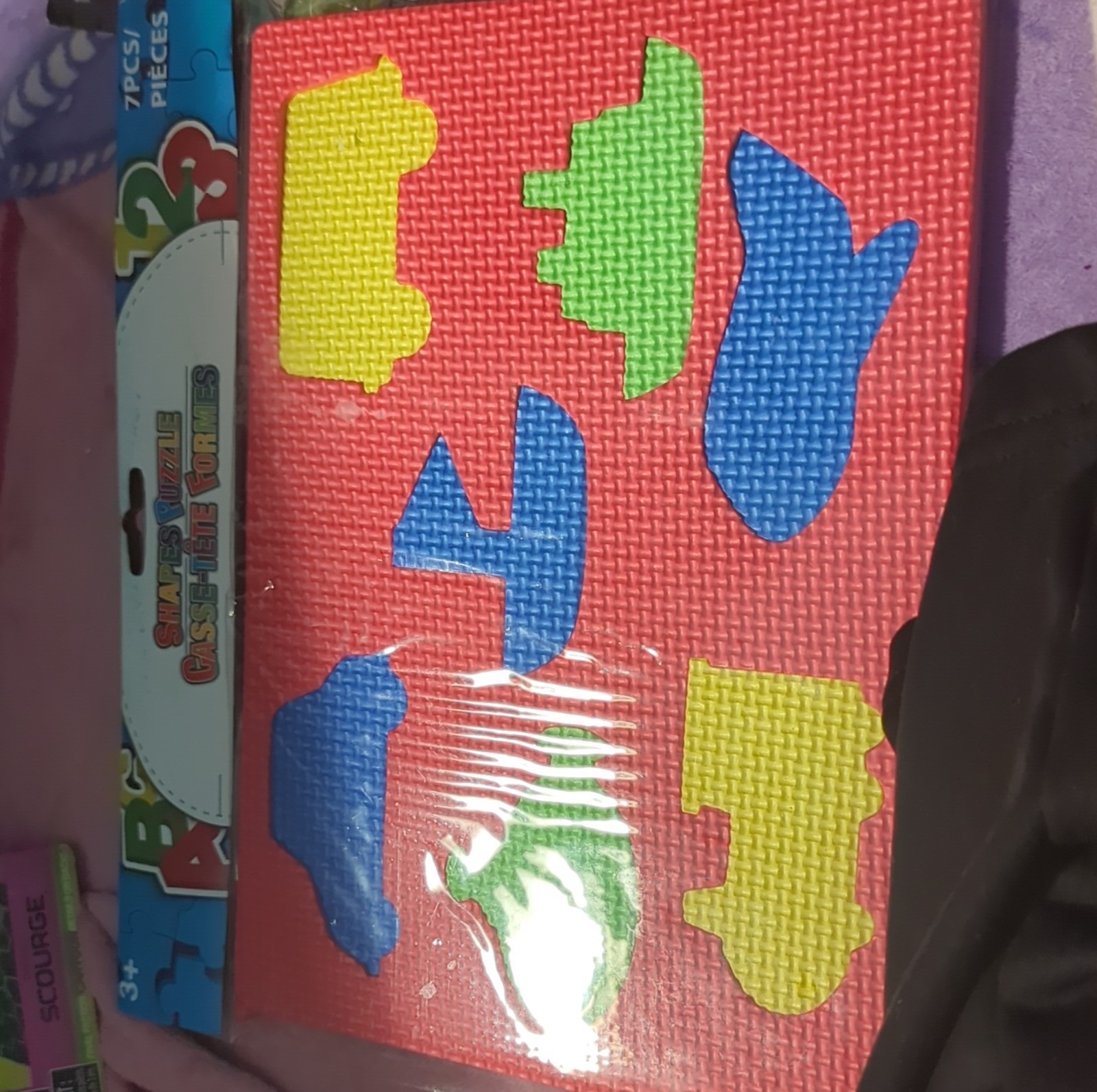 Greenbrier International Foam Vehicle Shape Puzzle Set 7pc Multicolor Kids Toy