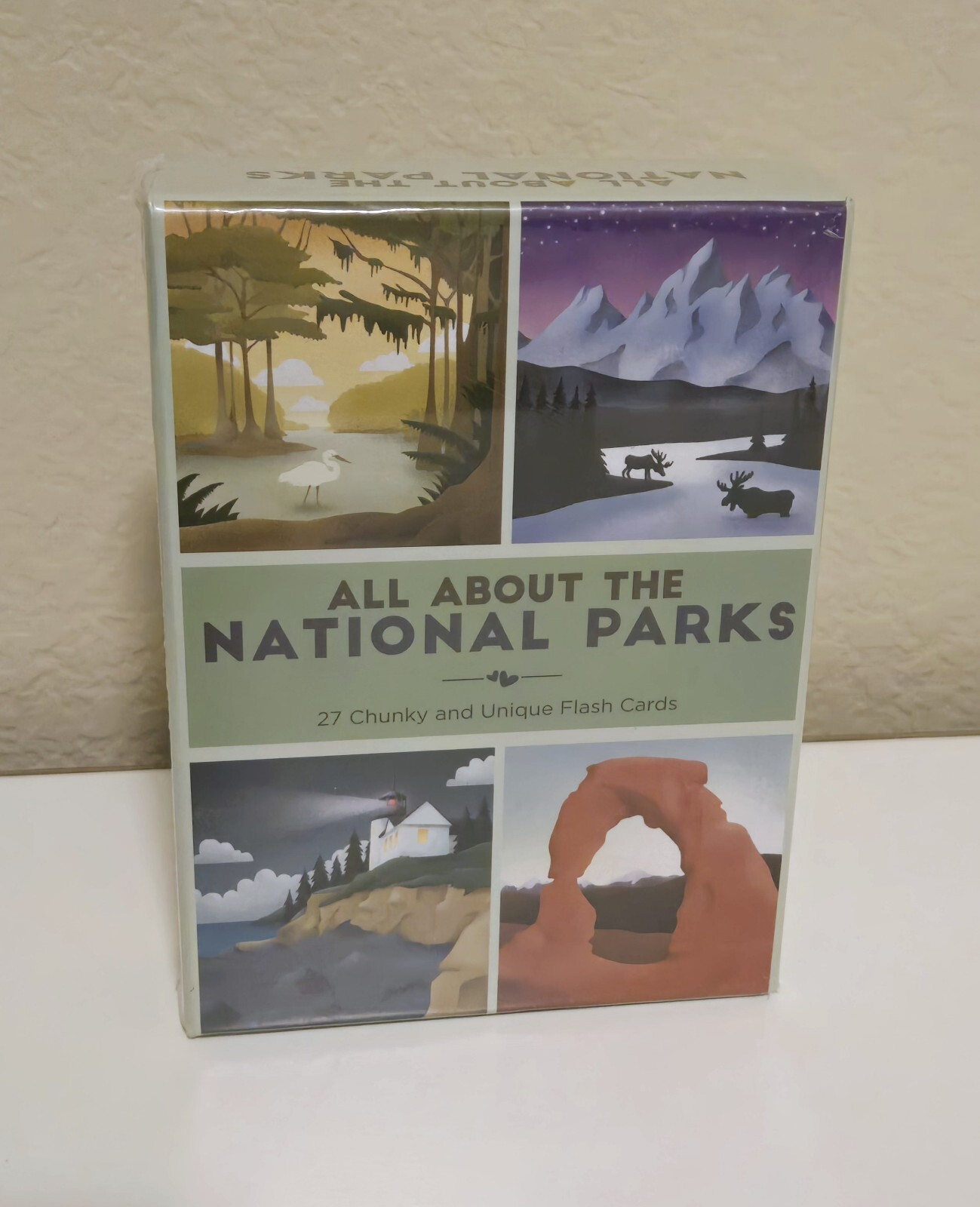 New All About The National Parks 27 Chunky And Unique Flash Cards For Kids Gibbs