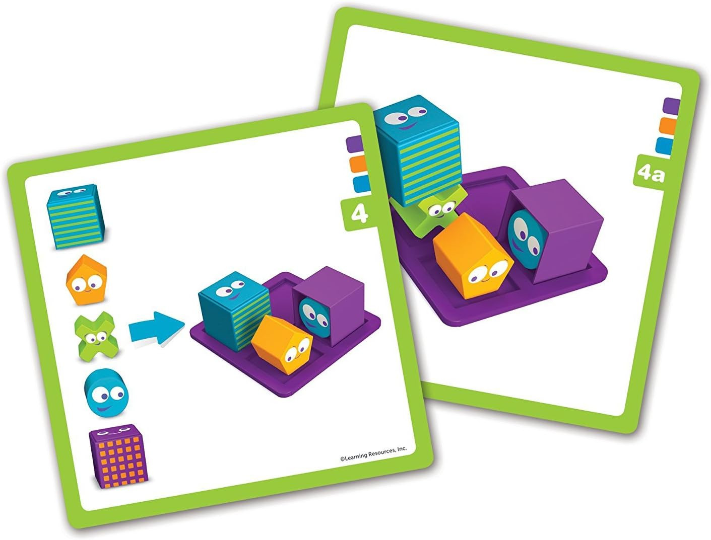 Mental Blox Jr. Early Logic Game – 8 Pieces, Ages 4+ Educational Games for Kids,