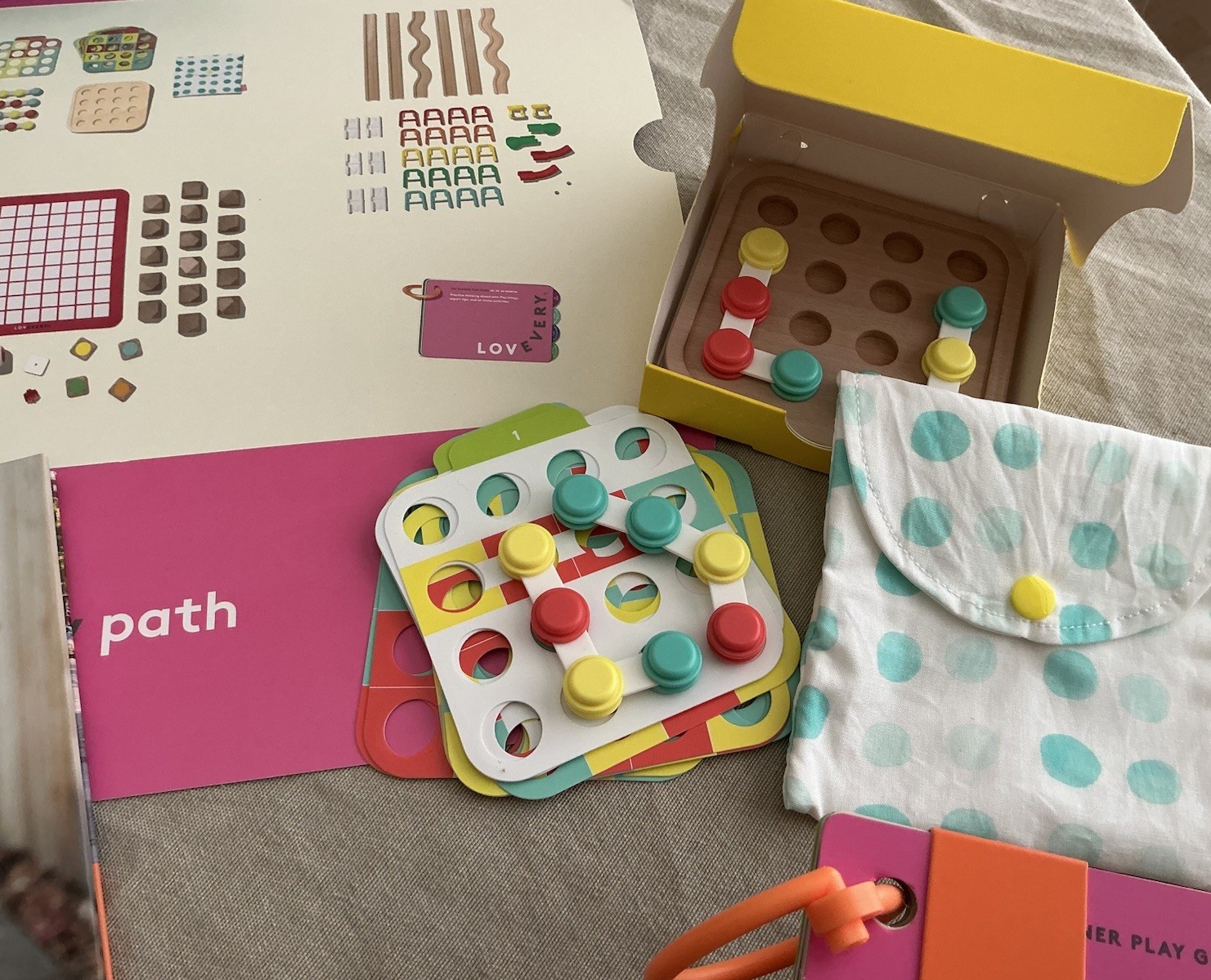 LOVEVERY The Planner Play Kit 58, 59, 60 Months NEW Complete Montessori