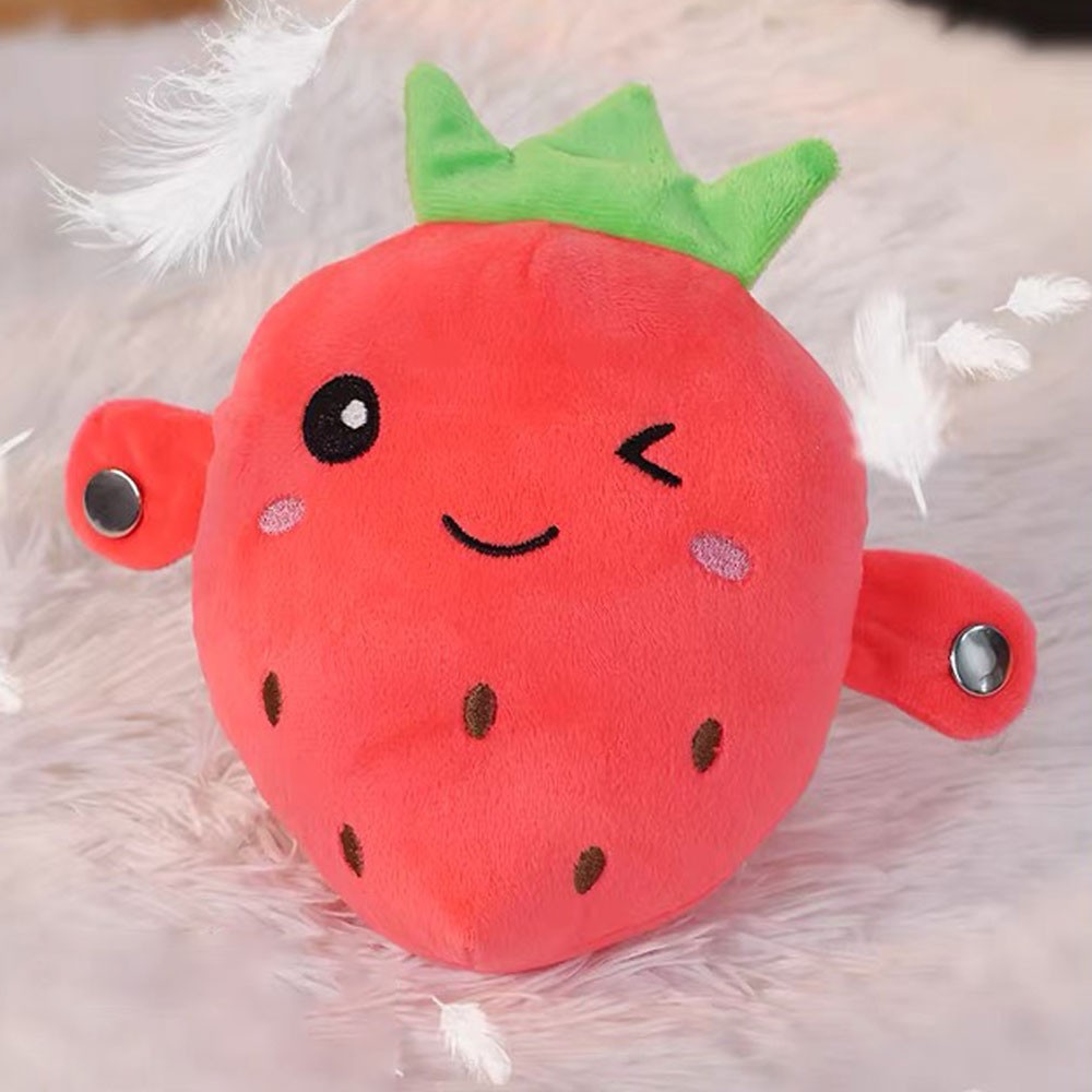 Interactive Musical Toy Fruit Sensing Beat Piano Plush Toy Electric Plush Toy