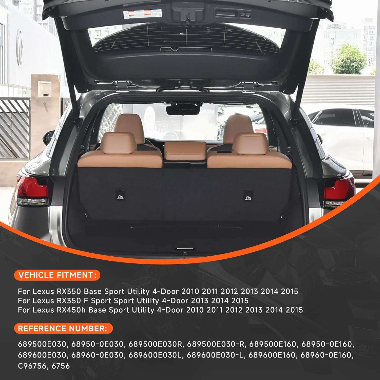 Trunk Struts, Rear Hatch Strut Replacement Lift Support Shocks Compatible with L