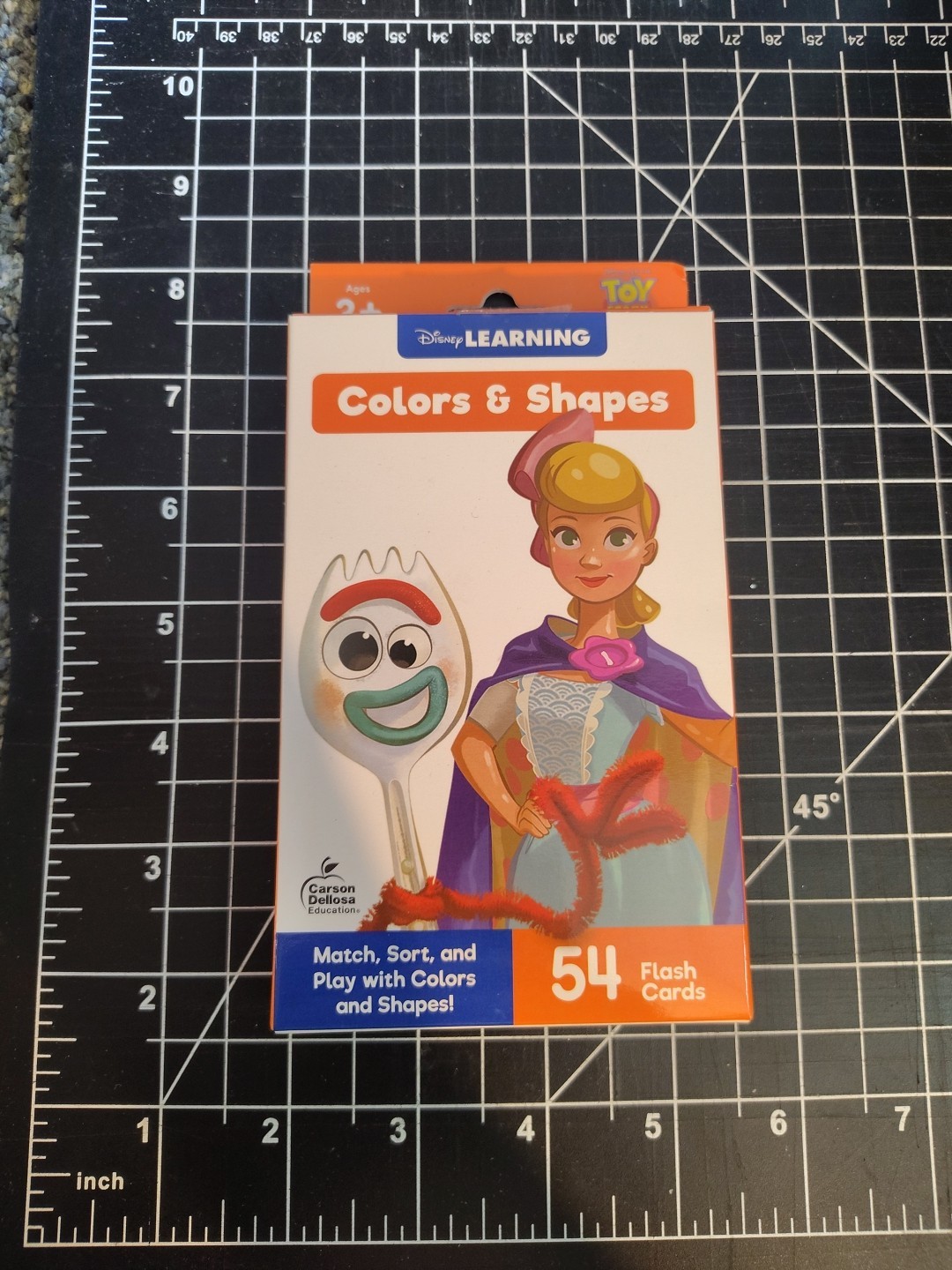 Toy Story 4 Colors and Shapes Flashcards 54 Learning Cards Brand NEW