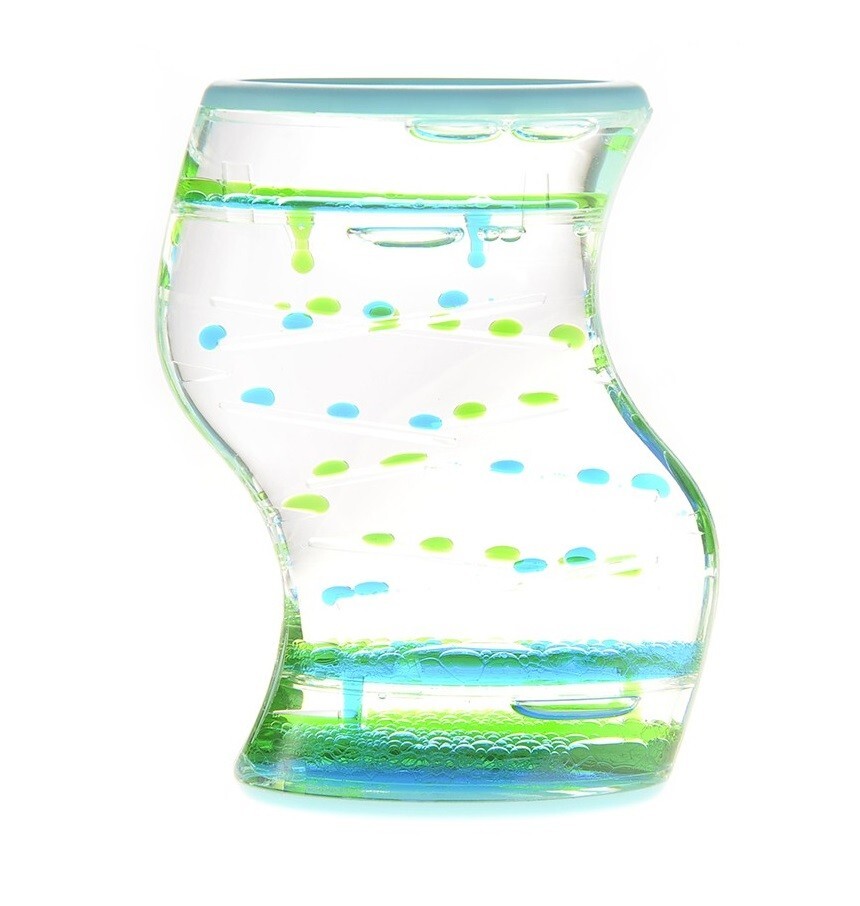 Liquid Motion X Bubbler Zig Zag Blue & Green