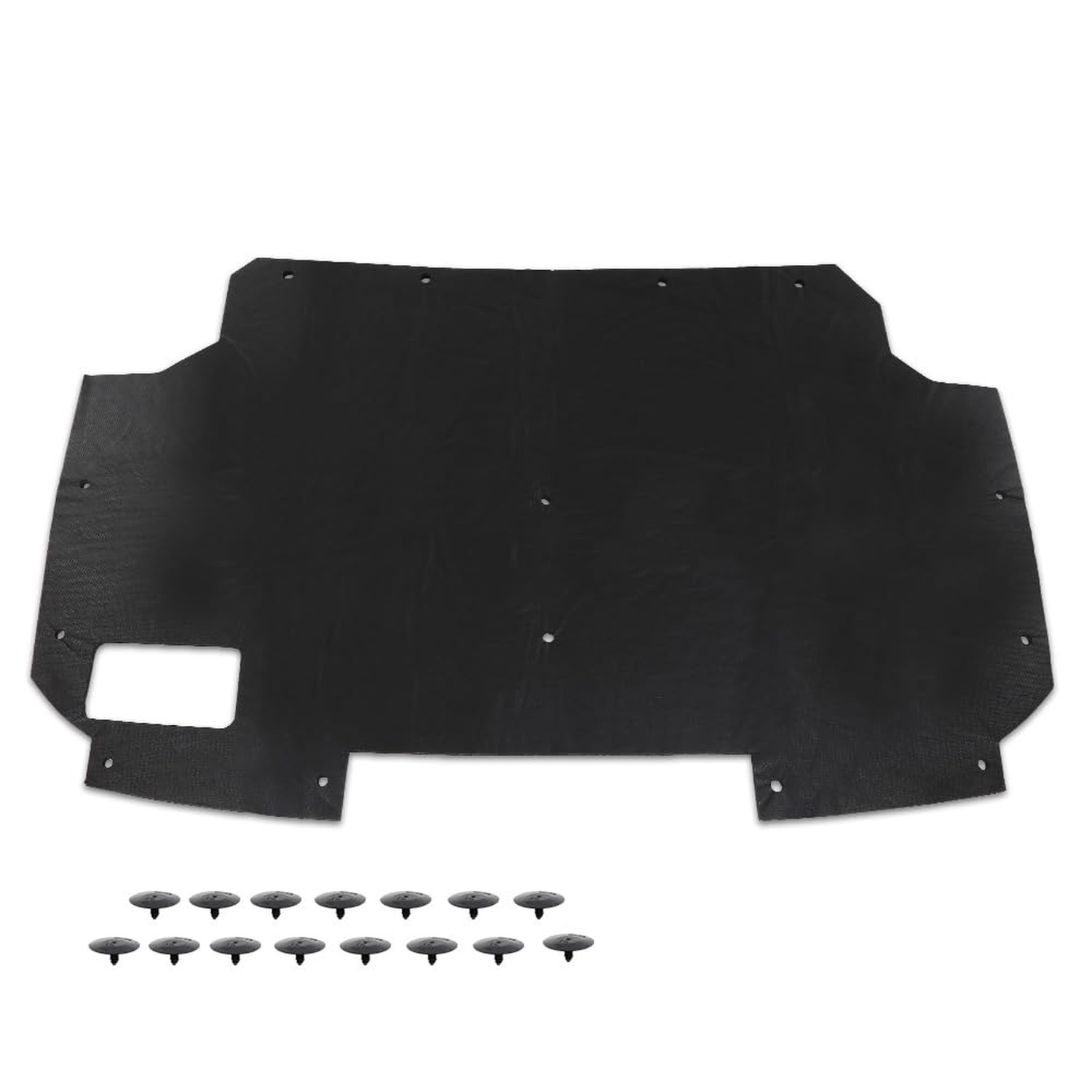PIT66 Hood Insulation Pad W/ Clips Compatible with Ford F150 F250 F350 Bronco…