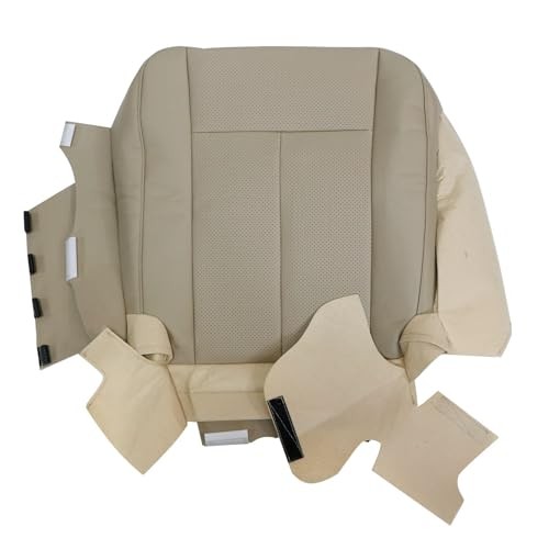 FZJDSD Tan Driver & Passenger Bottom Perforated Microfiber Leather Microfiber