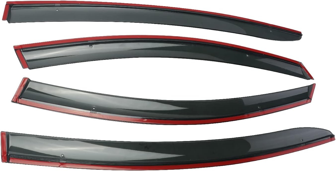 Rain Guards Suitable for 2017-2020 Chevrolet Cruze, Window Visor, Dark Smoke …