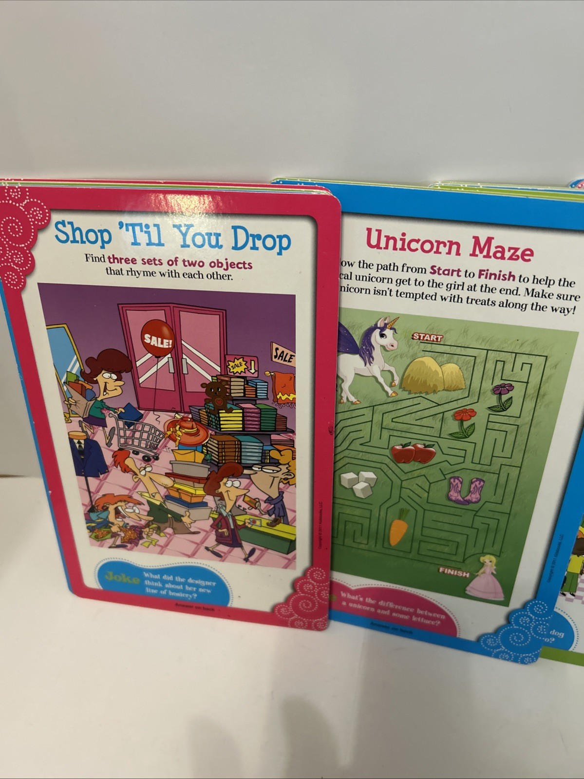 Set Of (45) Seek And Find Kidsbooks Children’s Cards 8.5″ X 5.5″ Home Schooling