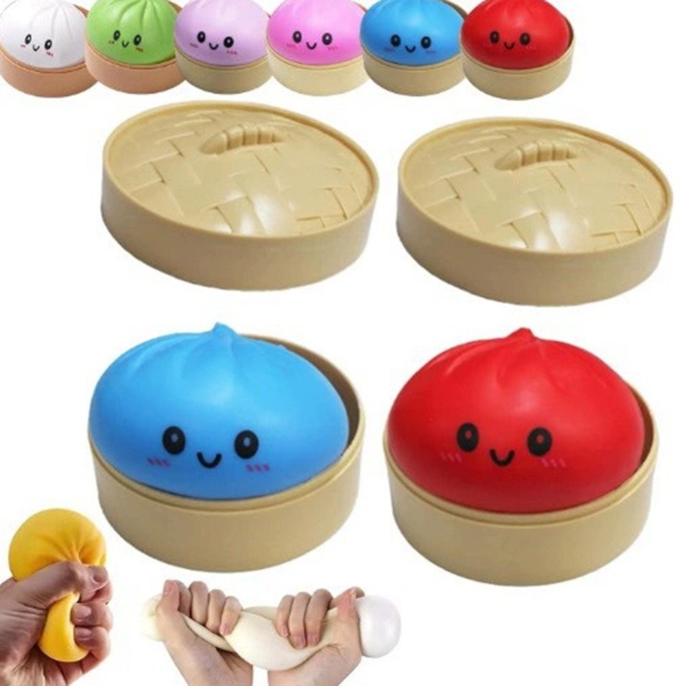 Giant Dumpling Steamed Bun Dumpling Toy Soft Adorable Squeezing Toy New OY