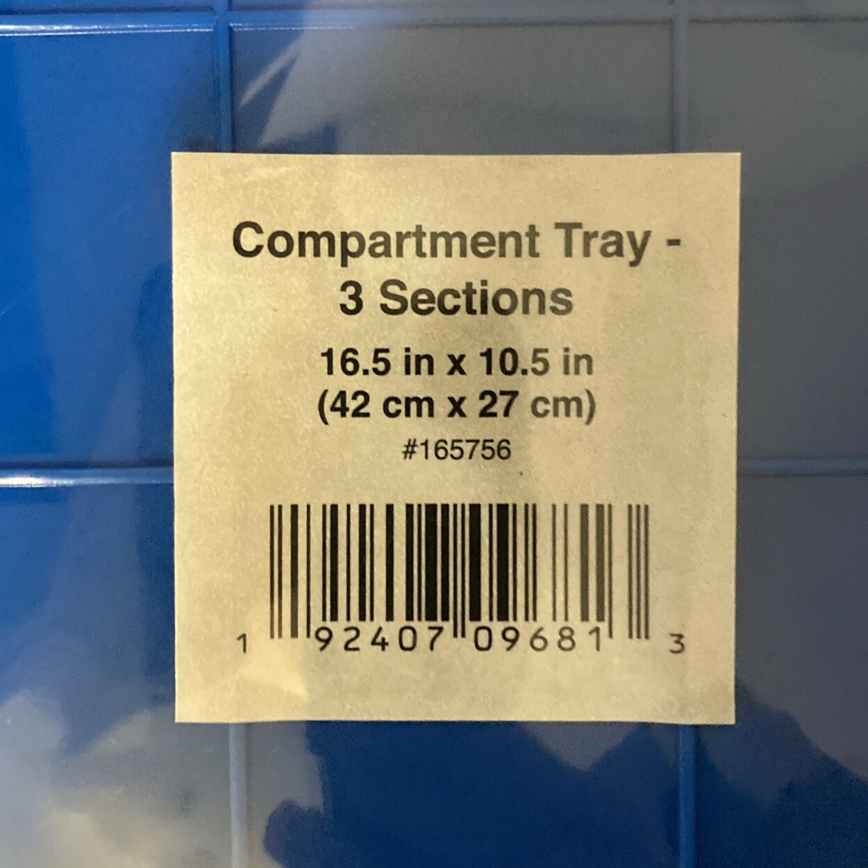 Really Good Compartment Tray- 3 Sections