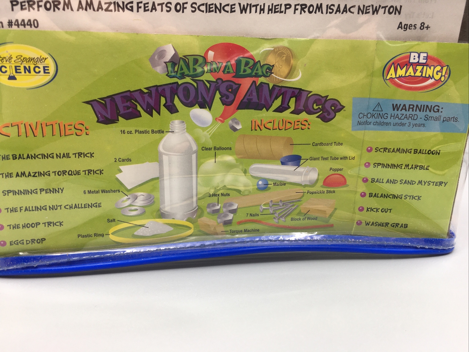 Lab In A Bag Newton’s Antics 10 Plus Activities Science Experiments Scientific