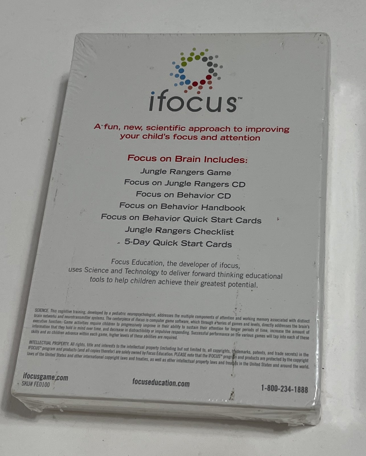ifocus Focus on Brain Jungle Rangers Game CD Handbook Kit Educational Toy NEW