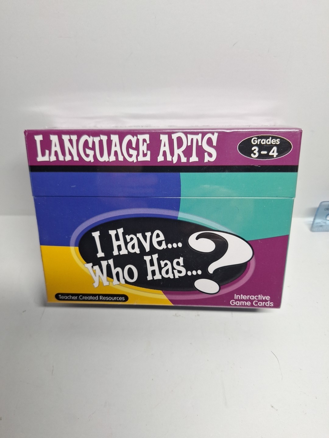 Teacher Created Resources I Have Who Has Language Arts Card Game – Grade 3-4