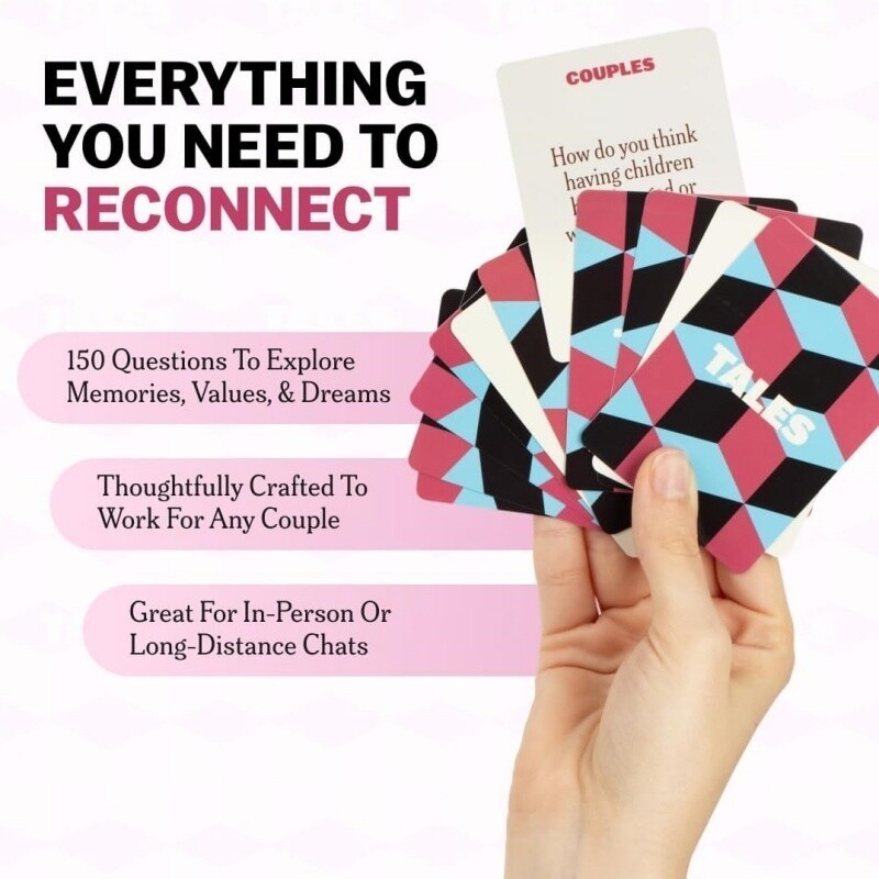 Tales Conversation Starter Cards Card Game For Family/Couples Edition 1~2pcs US