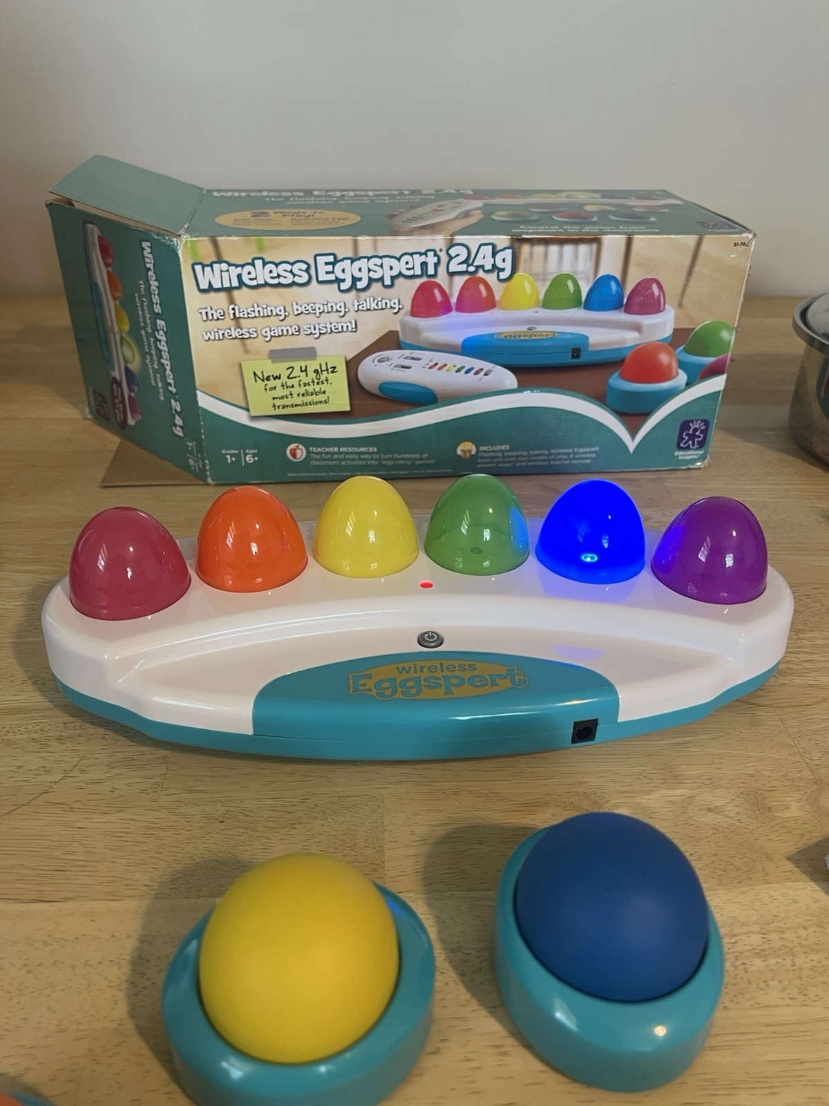 Eggspert 2.4g Educational Insights Wireless Play Classroom Games Tested