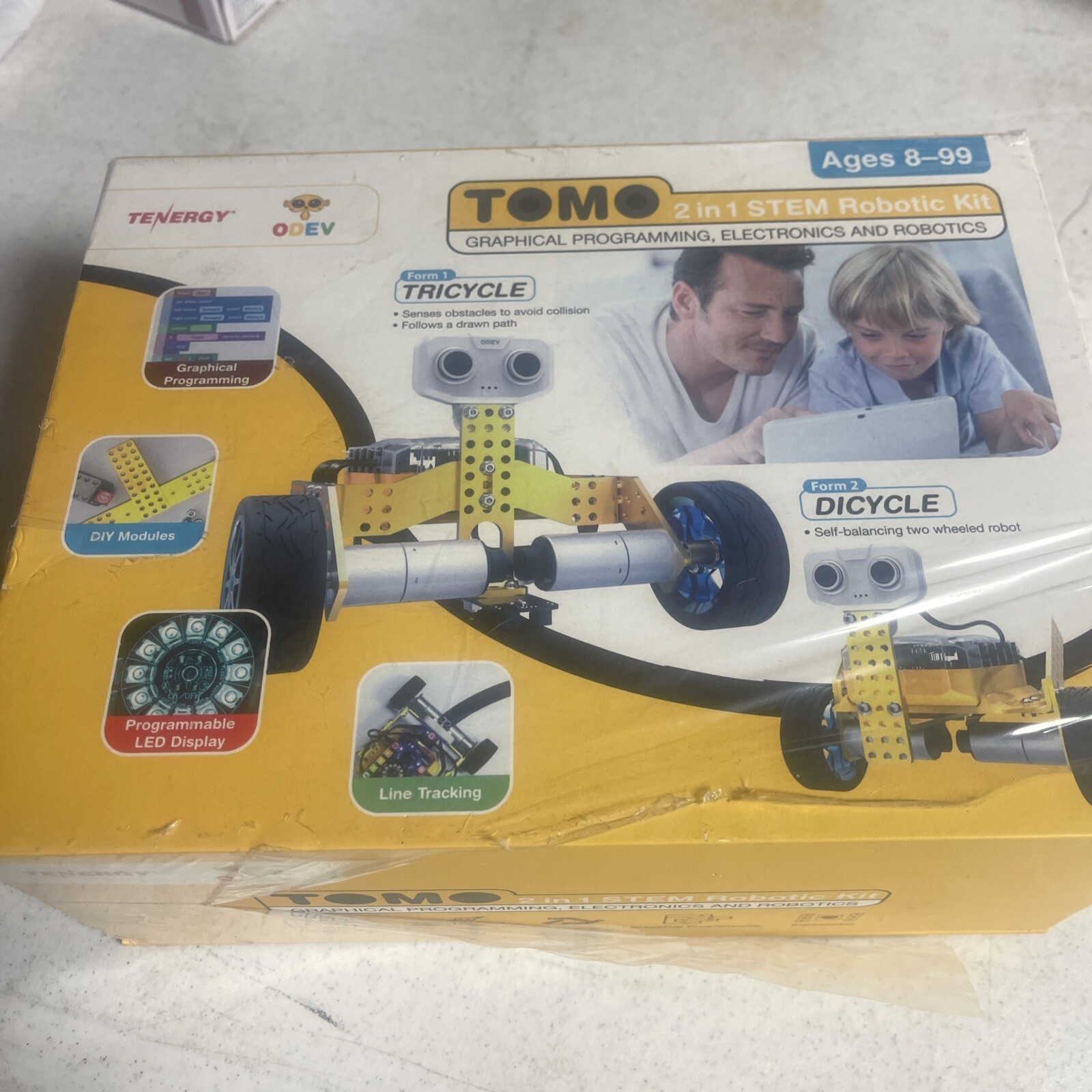 Tomo STEM Robot 2-in-1 Educational Robotic Kit Kids Building DIY Set