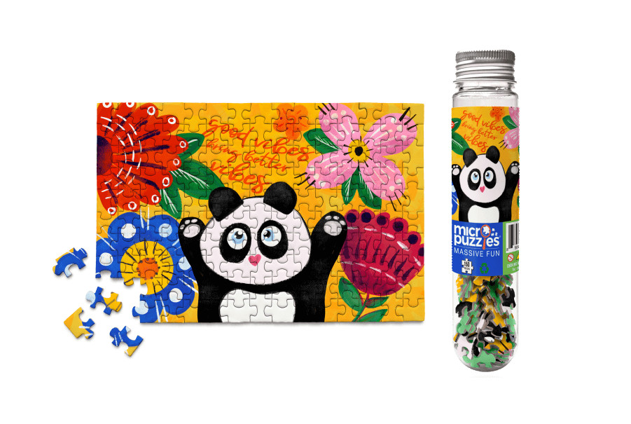 Micro Puzzles – Good Vibes MicroPuzzle – Mini Jigsaw Puzzles – Panda
