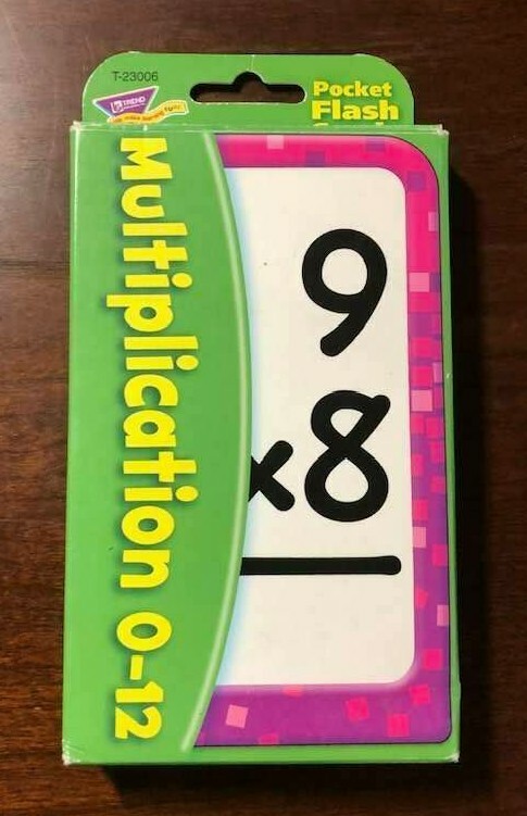 Multiplication Flash Cards Flashcards 0-12 – Homeschool – Trend Enterprises