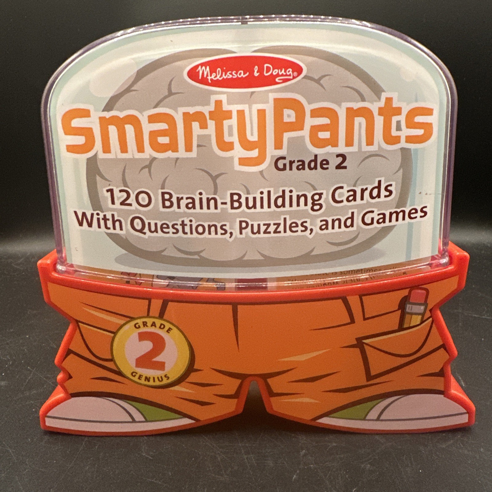 Melissa & Doug Smarty Pants GRADE 2 Brain-Building Cards w/Q&A, Puzzles & Games