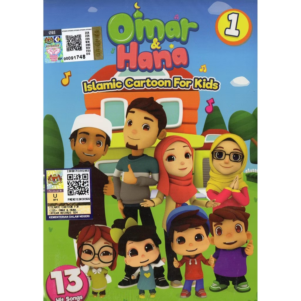Omar & Hana DVD Islamic Cartoon For Kids Song Children Kids English Video Music