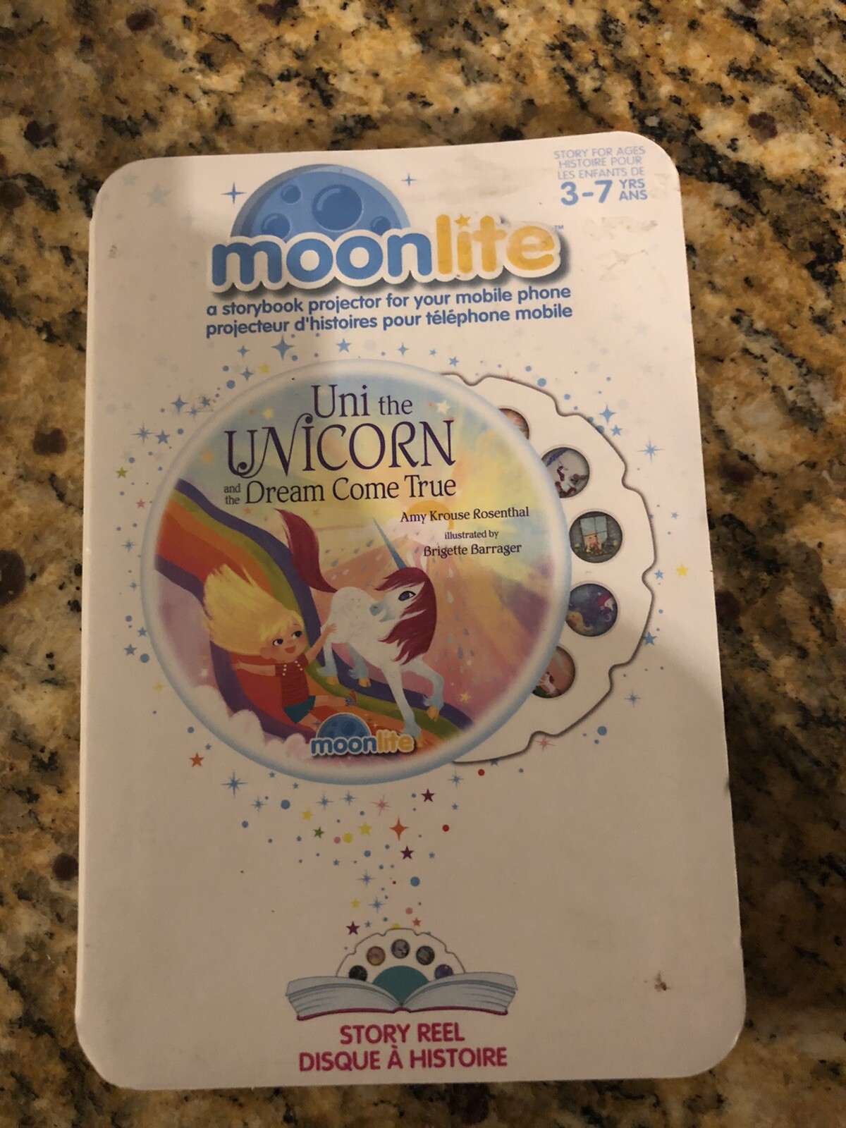 moonlite story reel “uni The Unicorn And The Dream Come True” Age 3-7