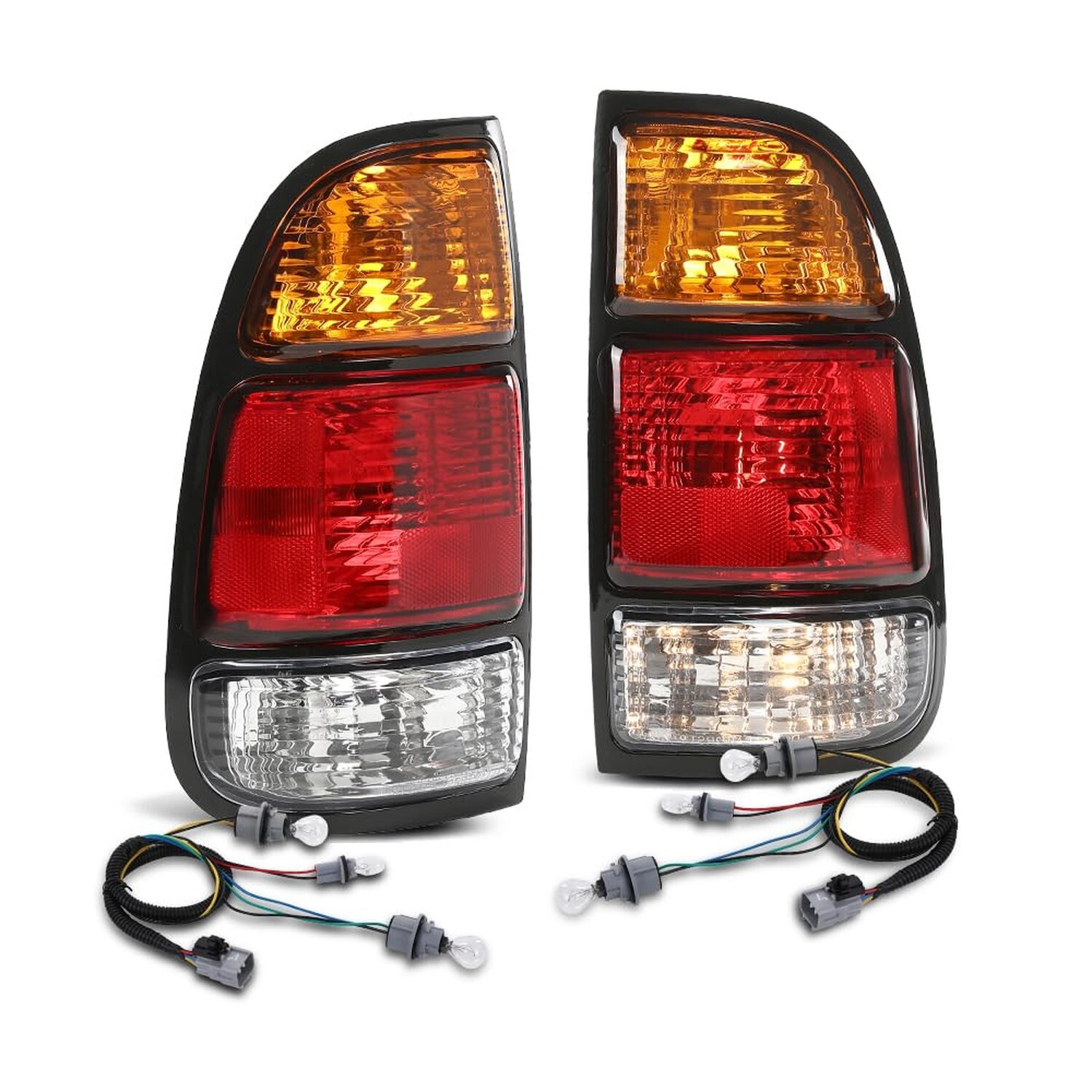 PIT66 Tail Lights Rear Brake Lamp Assembly with Wiring Harness Compatible wit…
