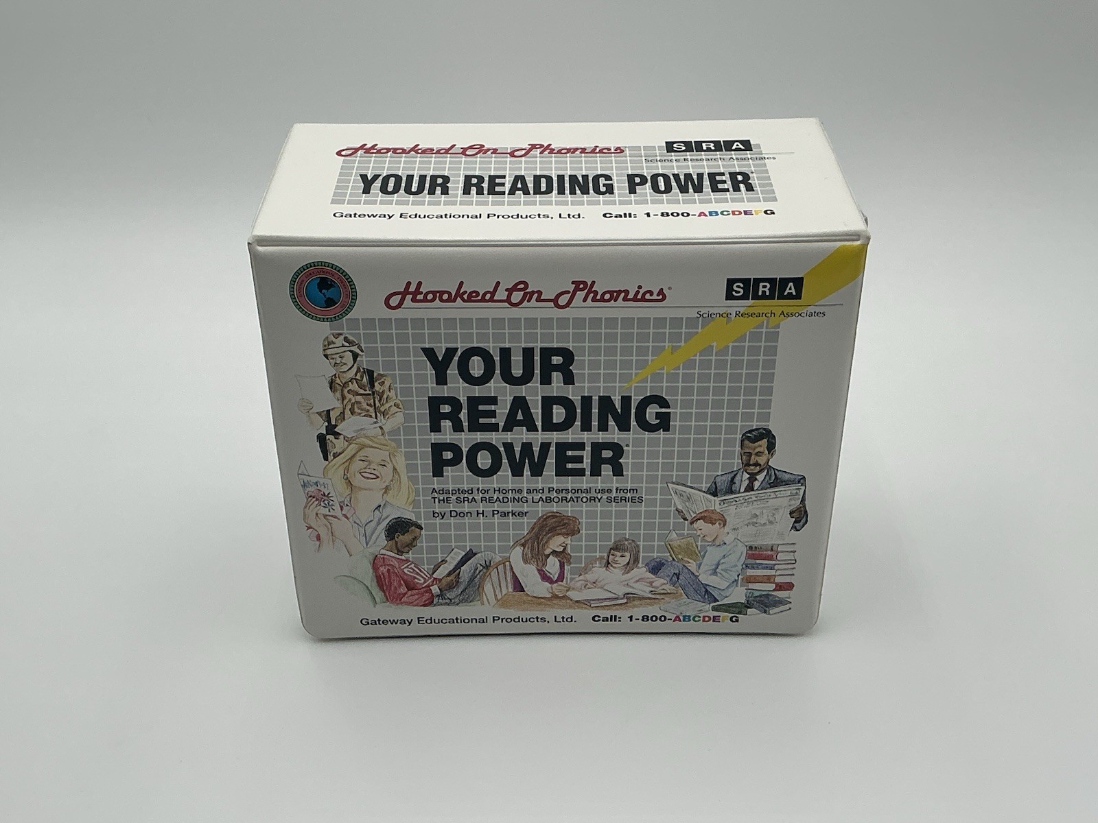 Vintage 1992 SRA Hooked On Phonics READING POWER Cassette Tapes with Books