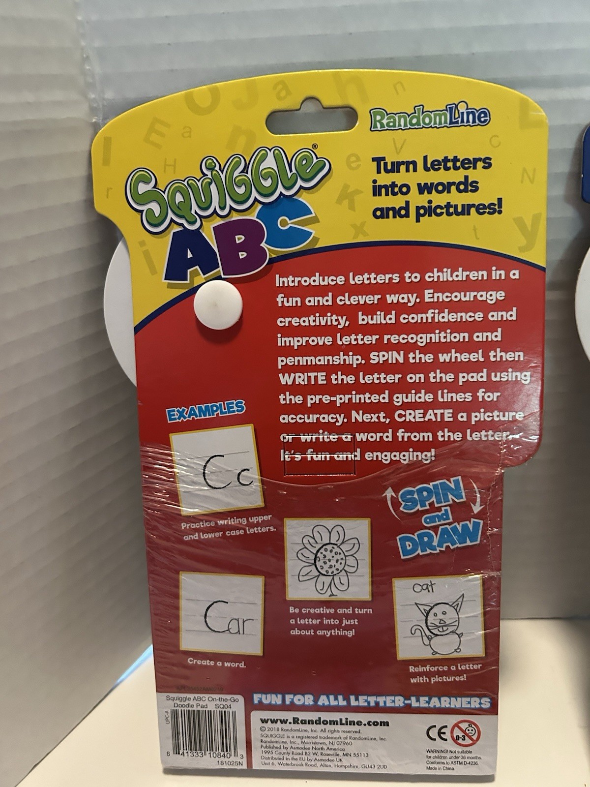 SQUIGGLE GAMES . Lot Of 6. Educational Learning Games Three Different- NEW.