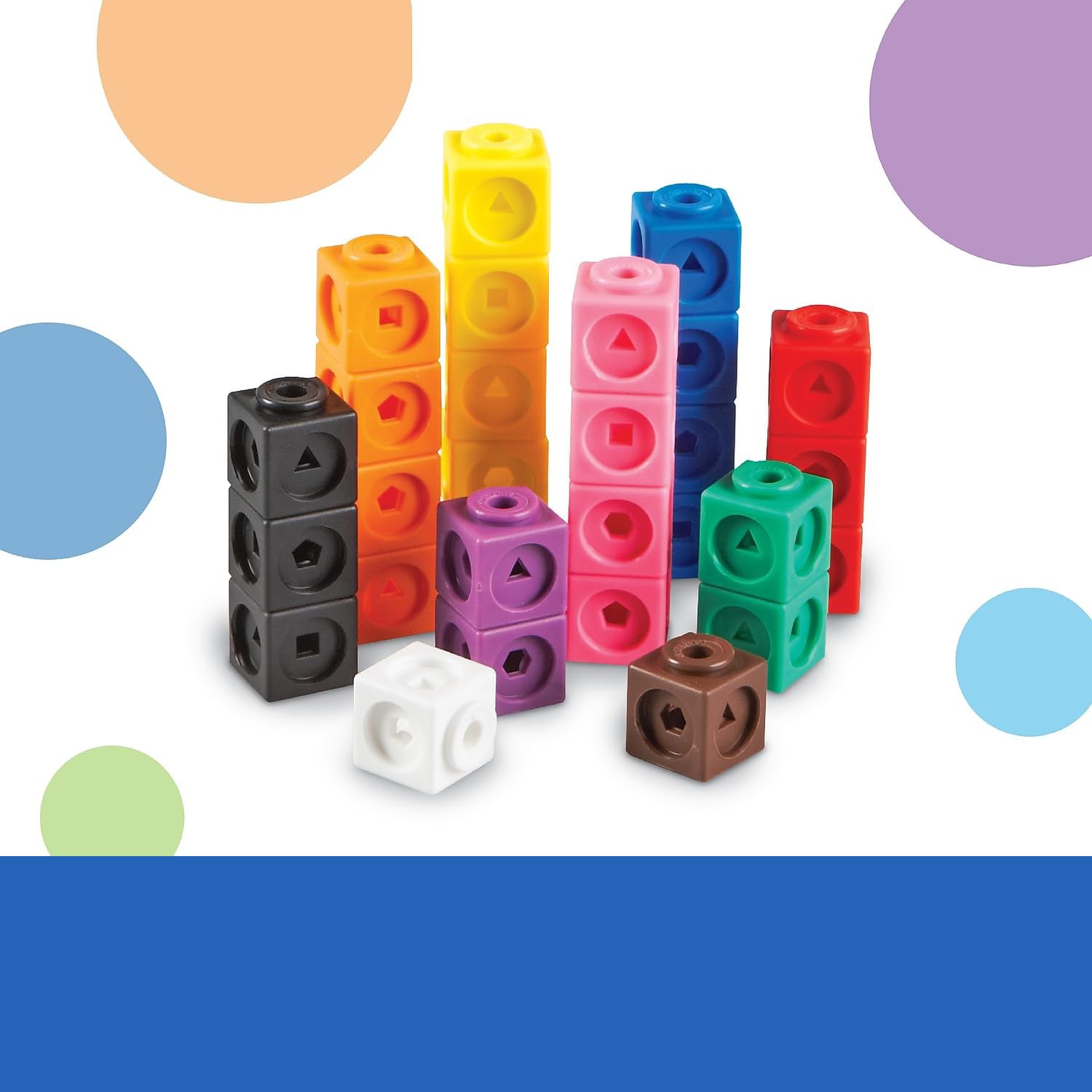 Mathlink Cubes Set, 100 Counting Blocks, Homeschool Math, Teacher Resources
