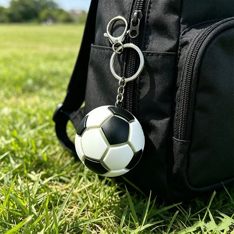 Pocket Size Football Shape Keychain Soccer Ball Fidgets Toy Backpack Pendants
