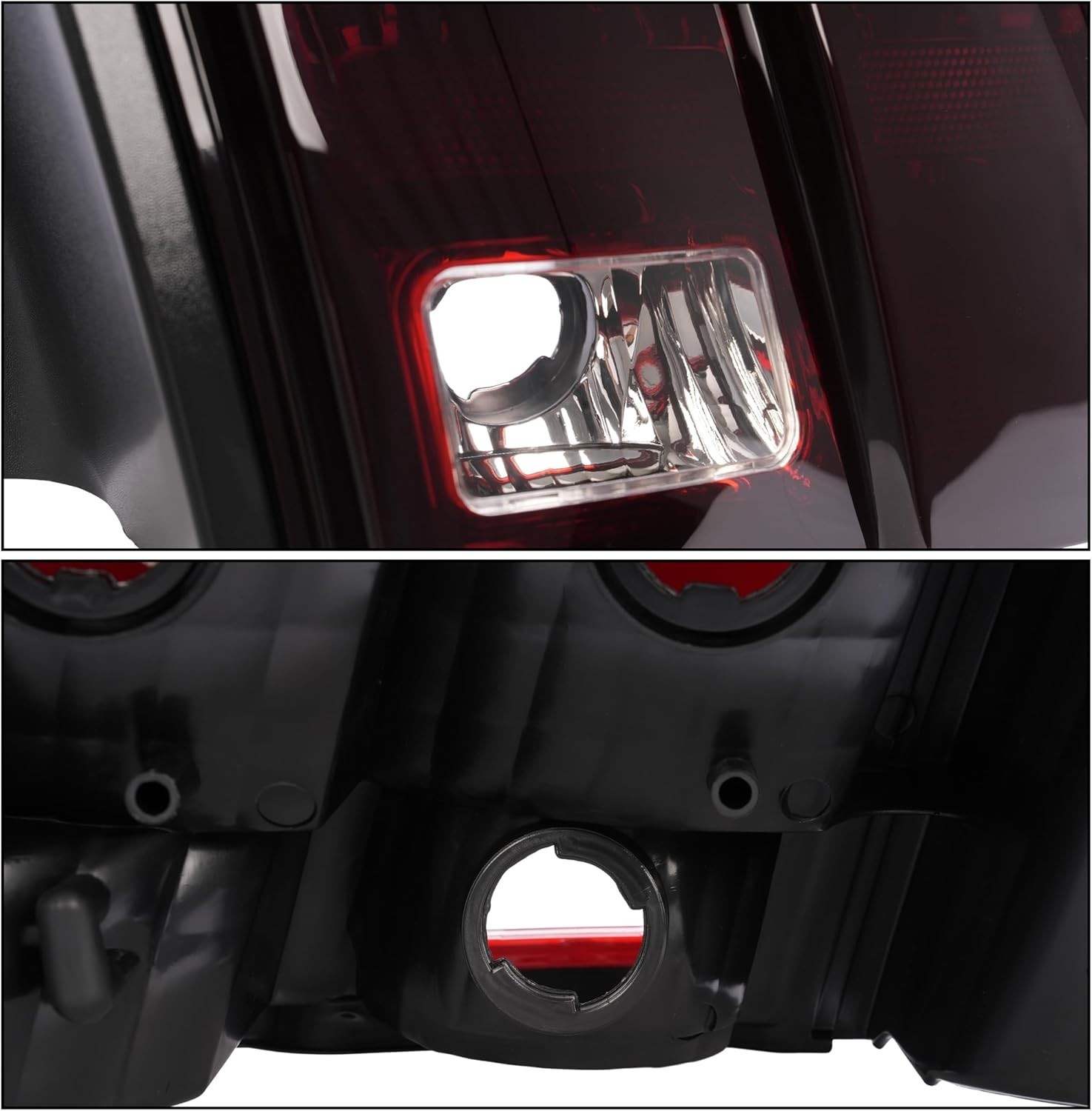 Pair Tail Lights Compatible with 1999-2004 Ford Mustang Replacement for FO281810