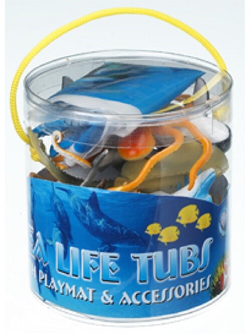 Warm Fuzzy Toys Tub O’ Toys-Sea
