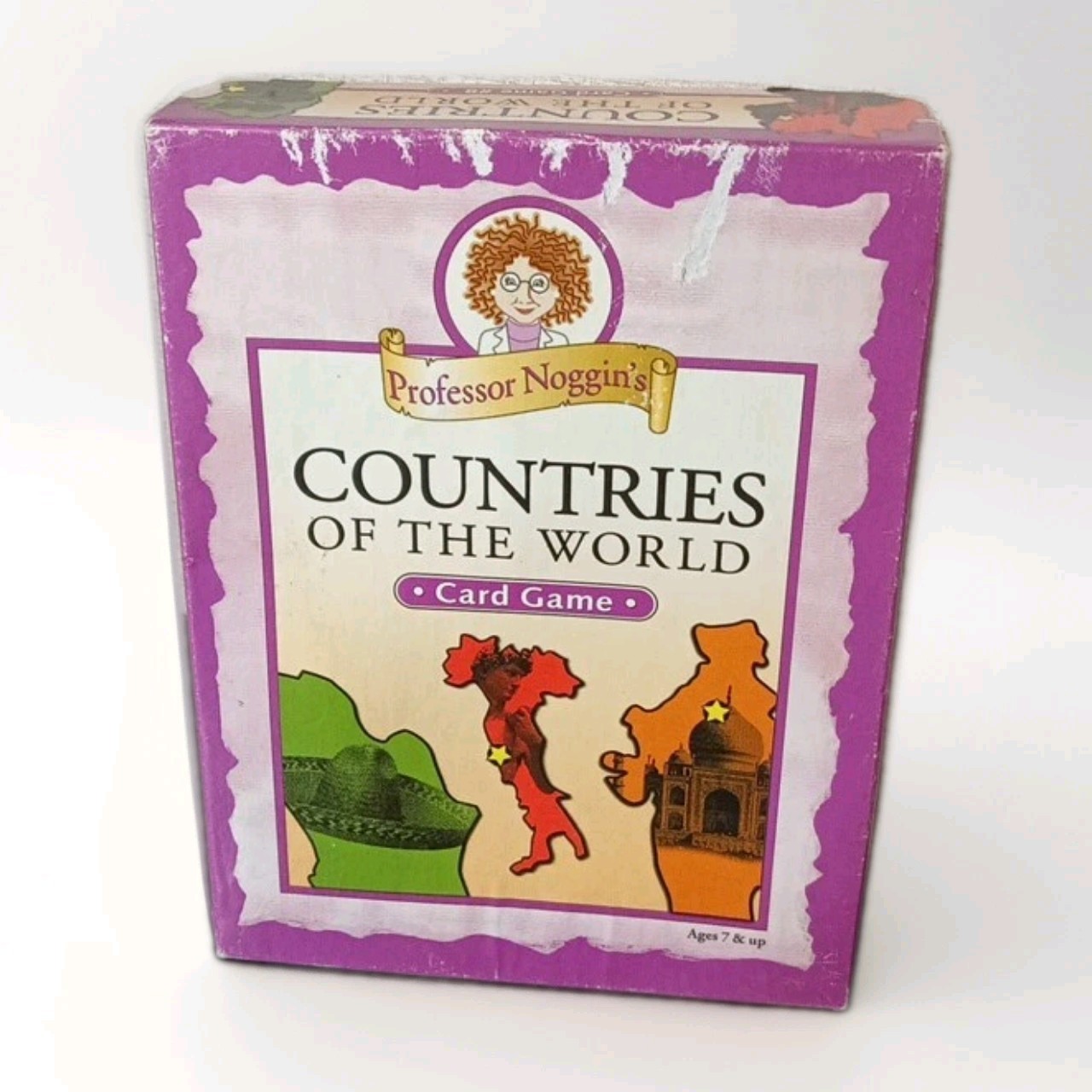 Professor Noggin’s Educational Card Game #8 Countries Of The World Missing Die