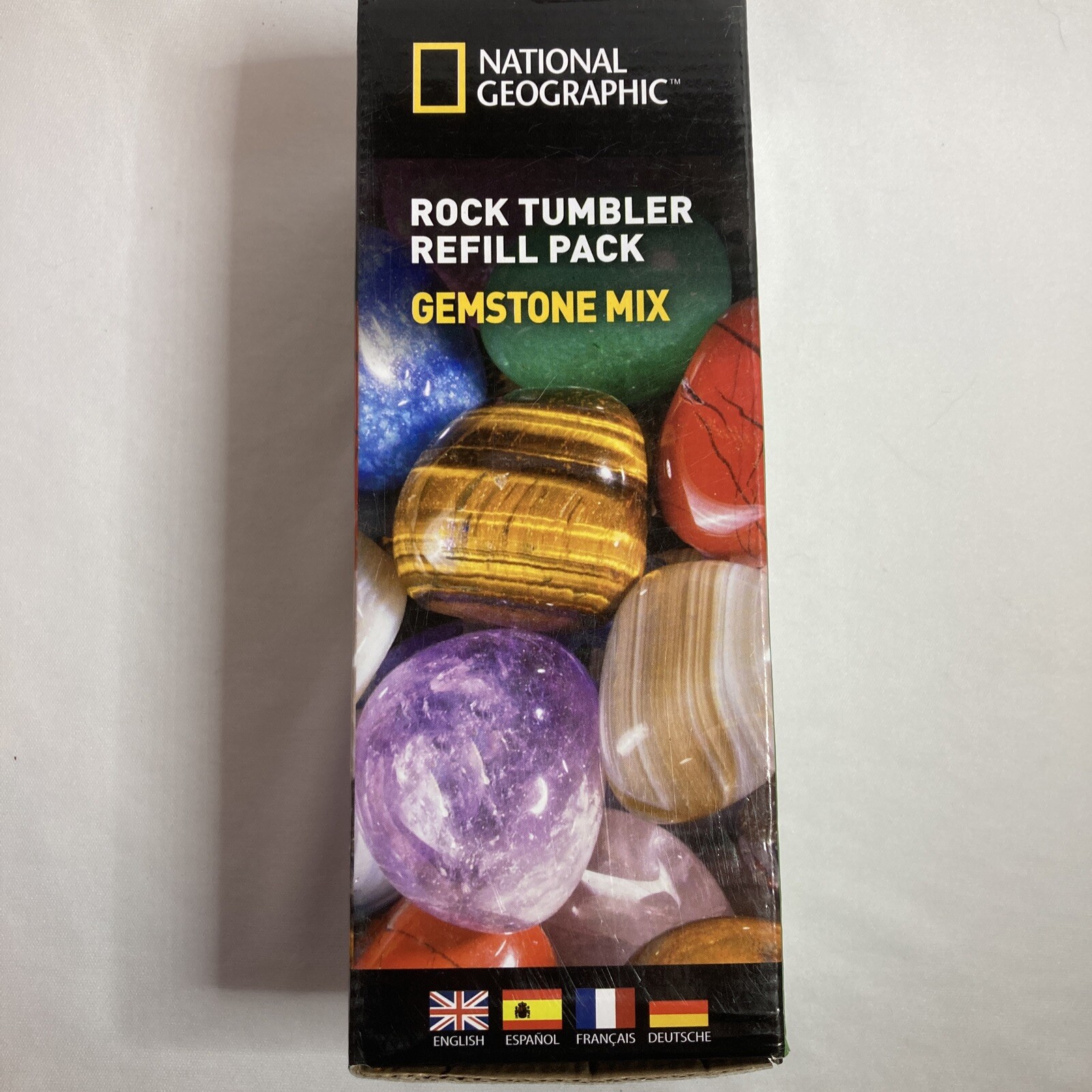 NATIONAL GEOGRAPHIC Rock Tumbler Refill Kit Gemstone Mix of 9 varieties NEW