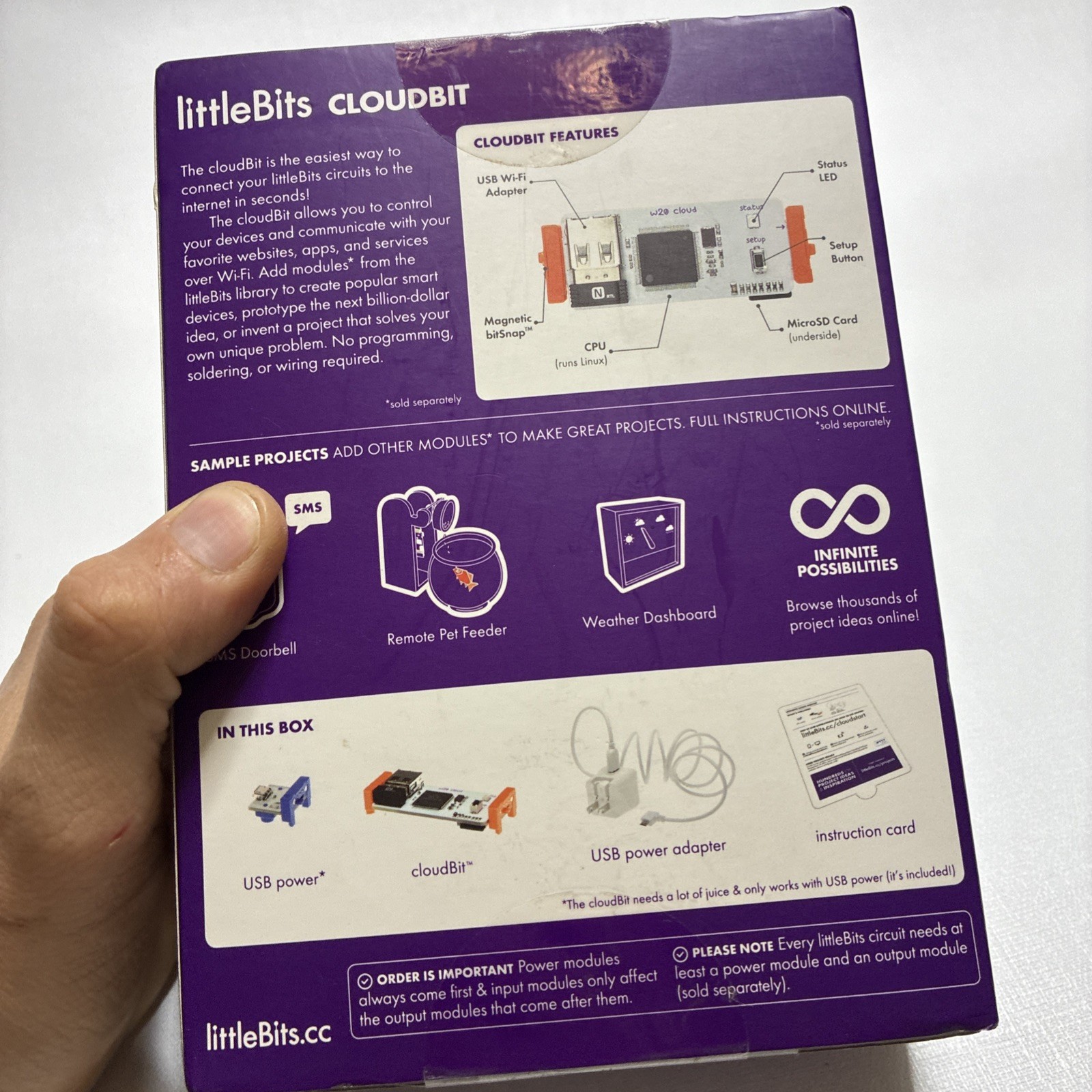 LittleBits Electronics Cloudbit