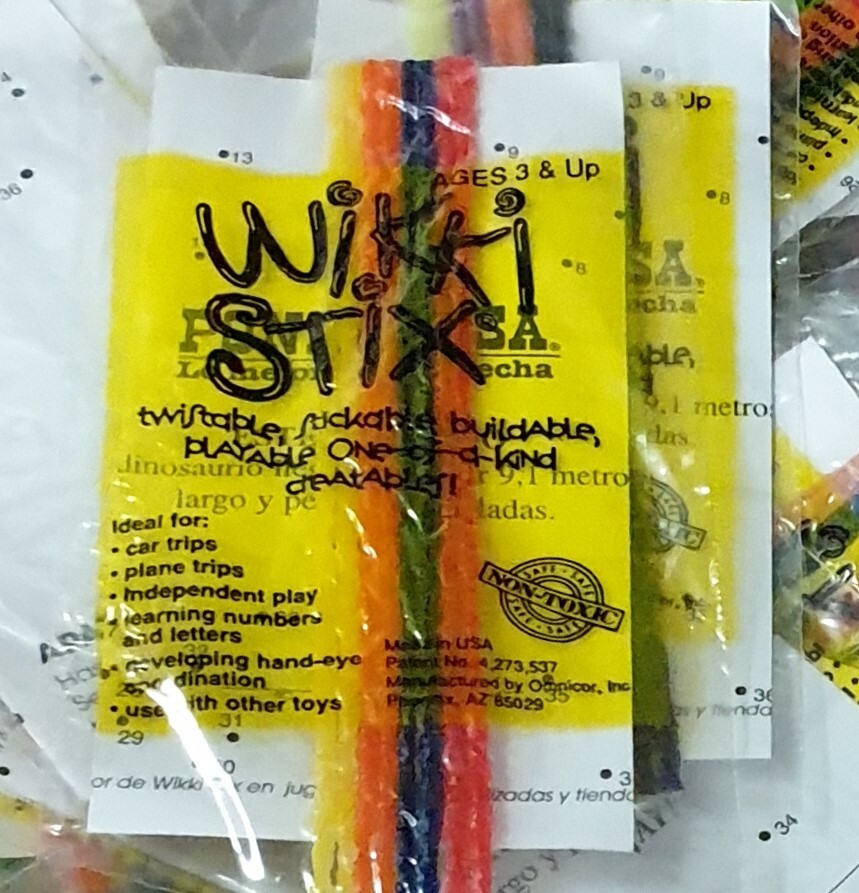 160pc Wikki Stix Party Pak Neon Assorted colors