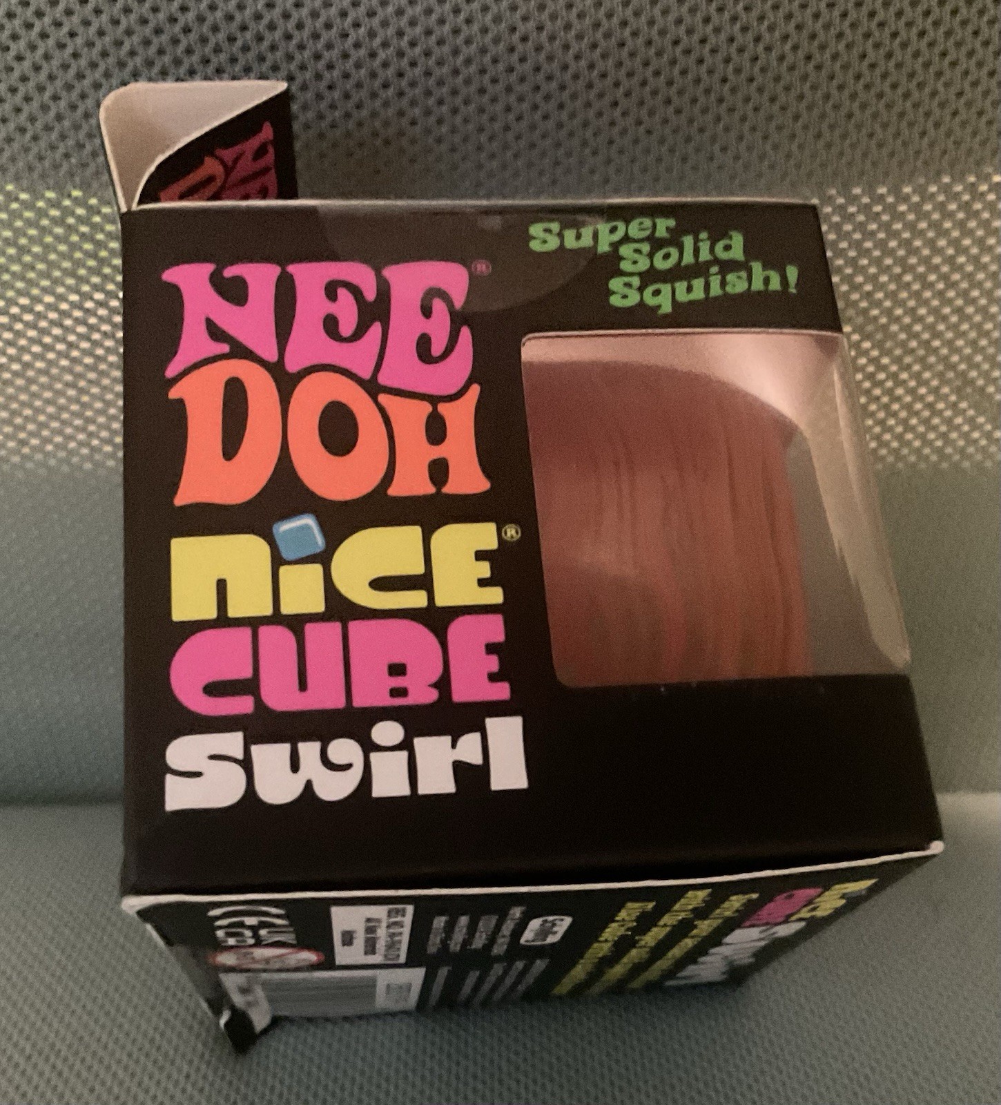 NEEDOH Nice Cube Swirl ORANGE SWIRL Squishier New