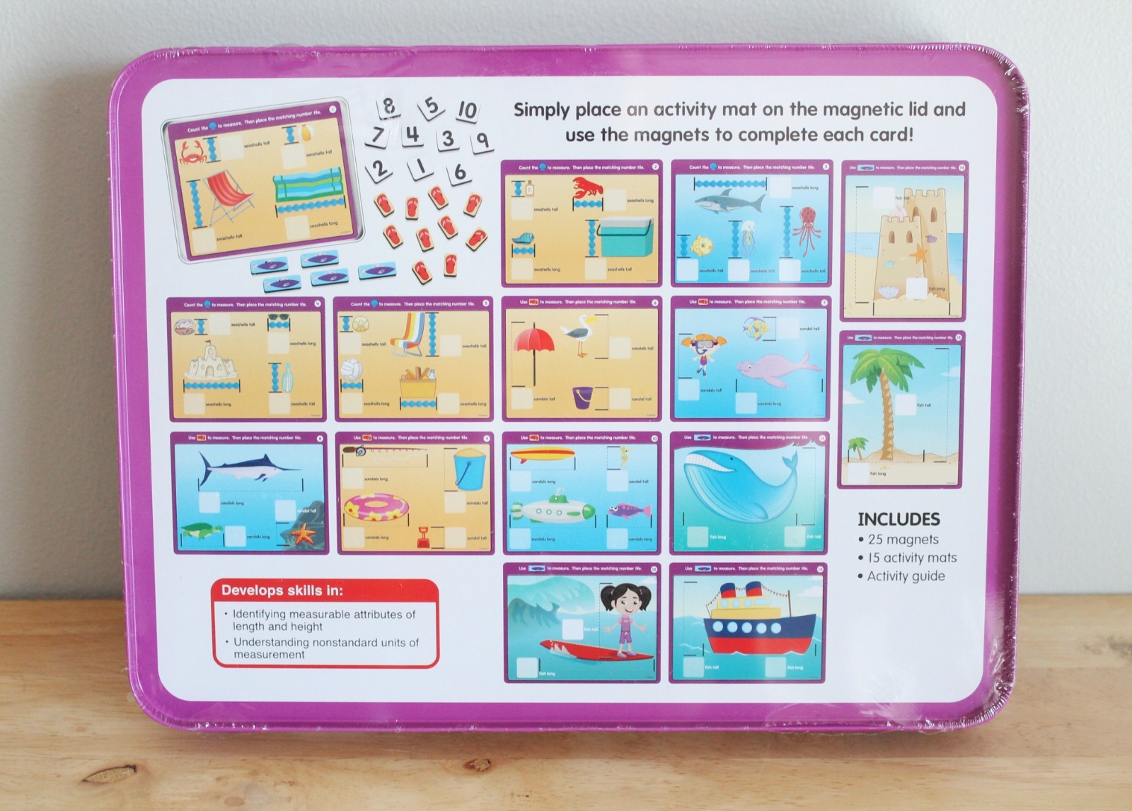 Lakeshore Learning Measurement Magnetic Activity Tin Math Center TT362 SEALED