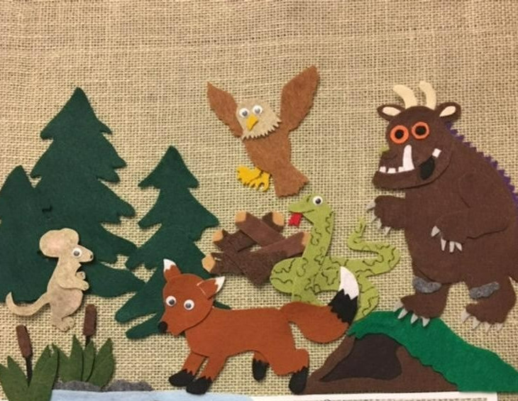 The Gruffalo Sample Set for Felt or Flannel Board Play