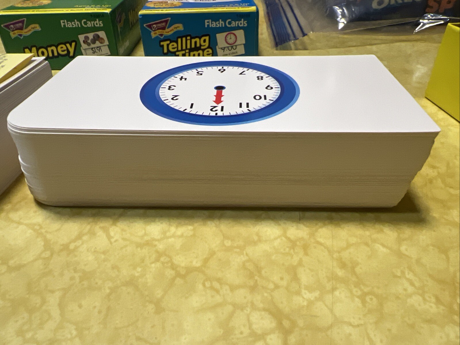 Trend Flash Cards Telling Time And Money 96 Cards Each Home School Skill Build!!