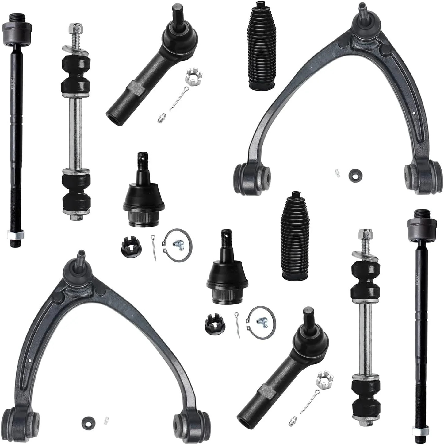 Detroit Axle – 12pc Front End Kit for GMC Chevy Silverado Sierra Suburban Yukon