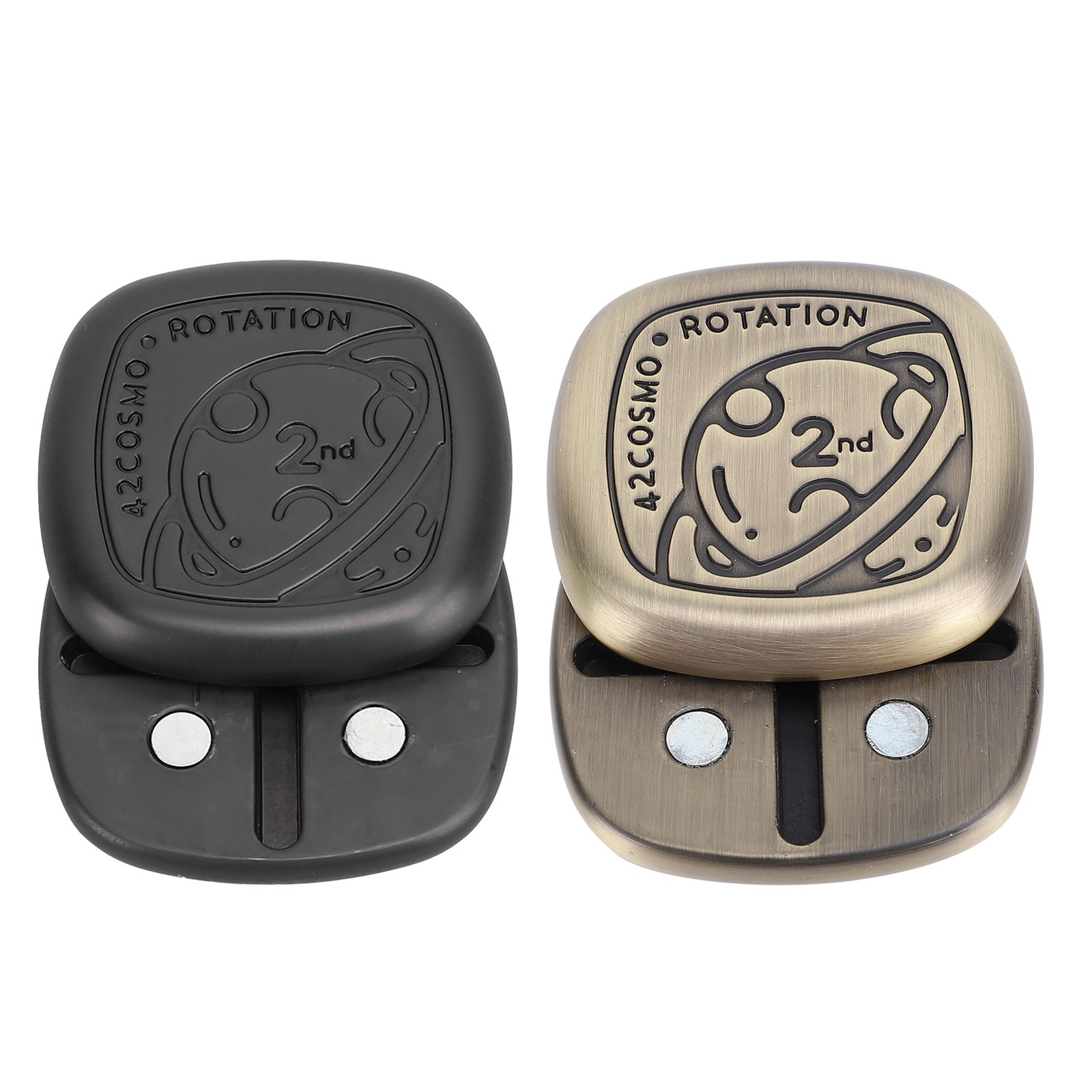 Fingertip Slider Four Way Rotating Push Card Metal Magnetic Fingertip Slider