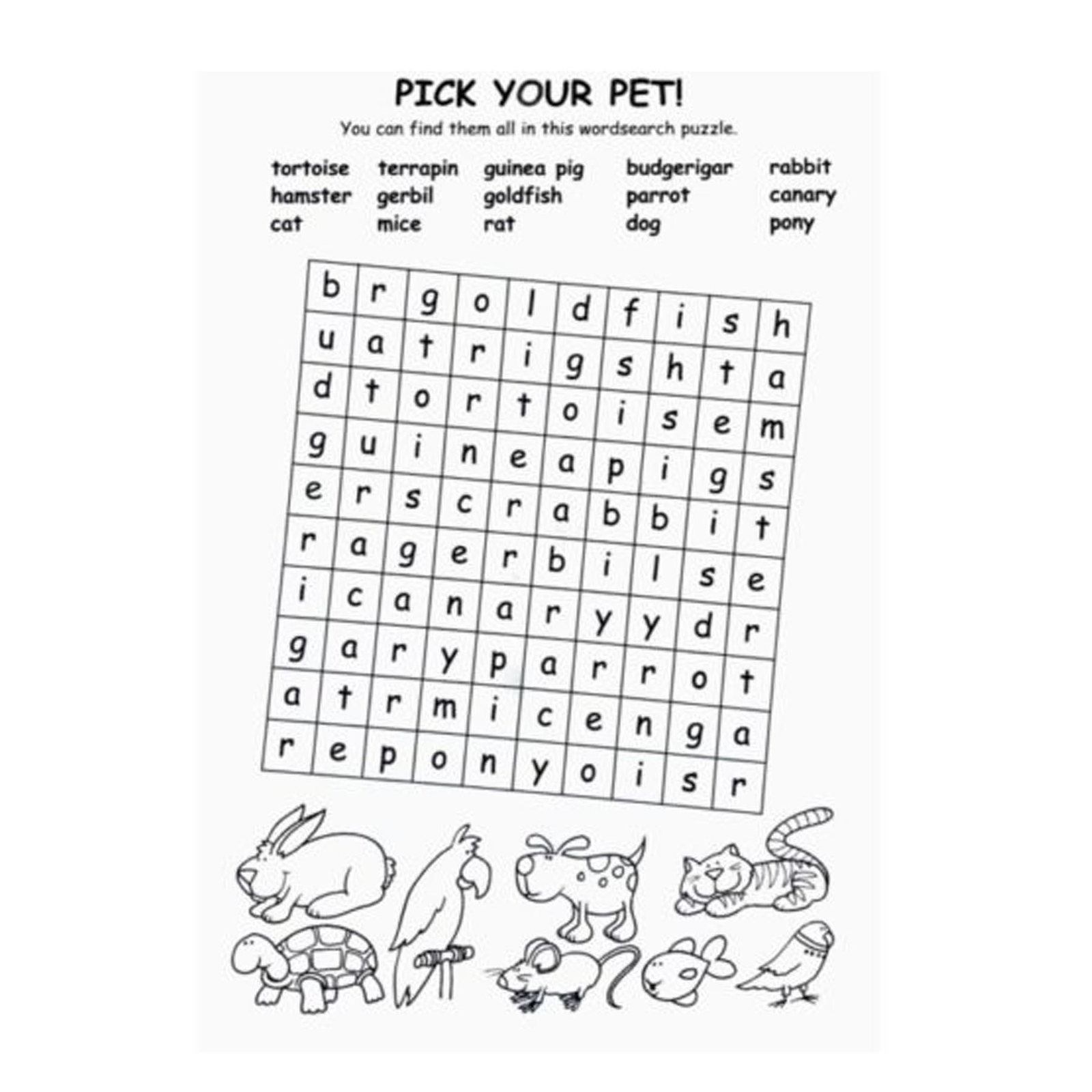 Super Pad Activity Book – Great for Holiday – Age 7-10 Word Search Pad