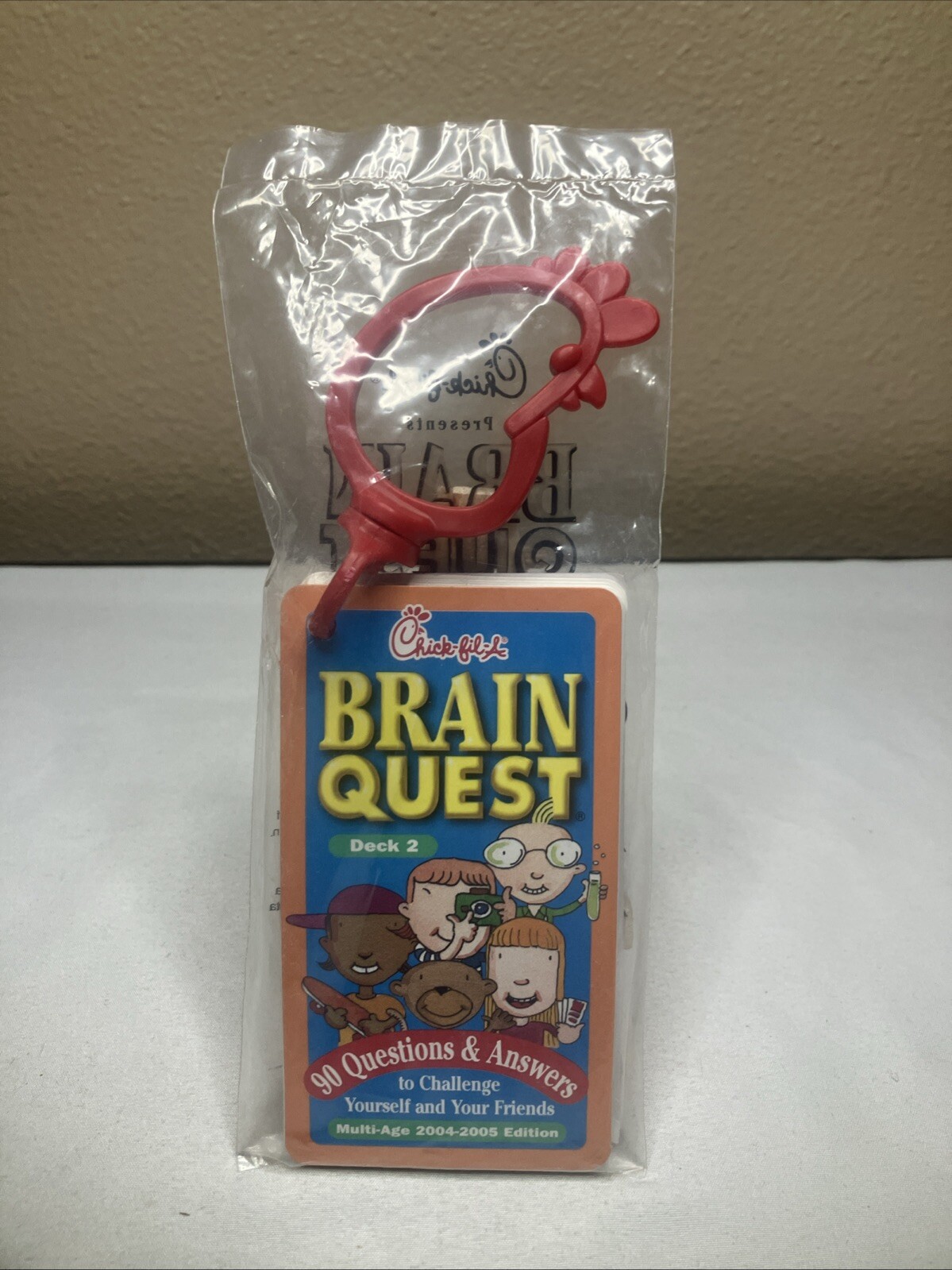New Chick-fil-A Kids Brain Quest Deck 2 Sealed Kids Meal Prize 2004