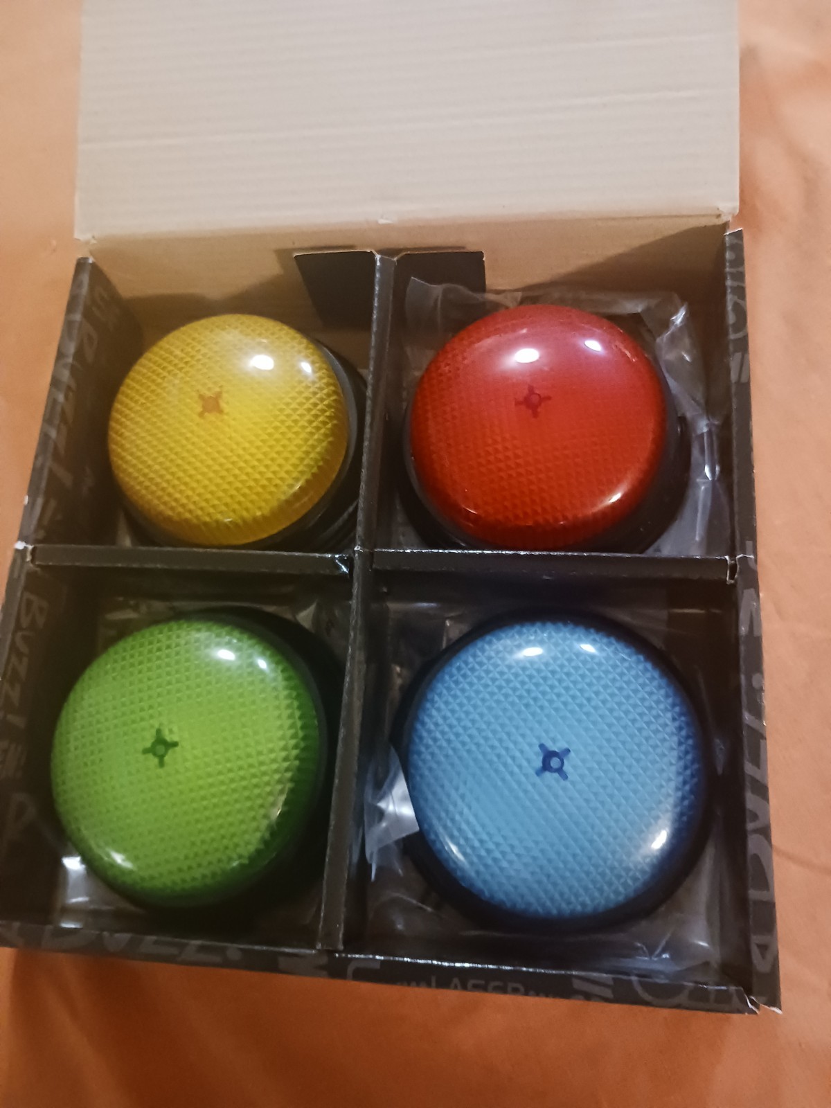 Learning Resources Lights and Sounds Buzzers Assorted Colors 4 in Set