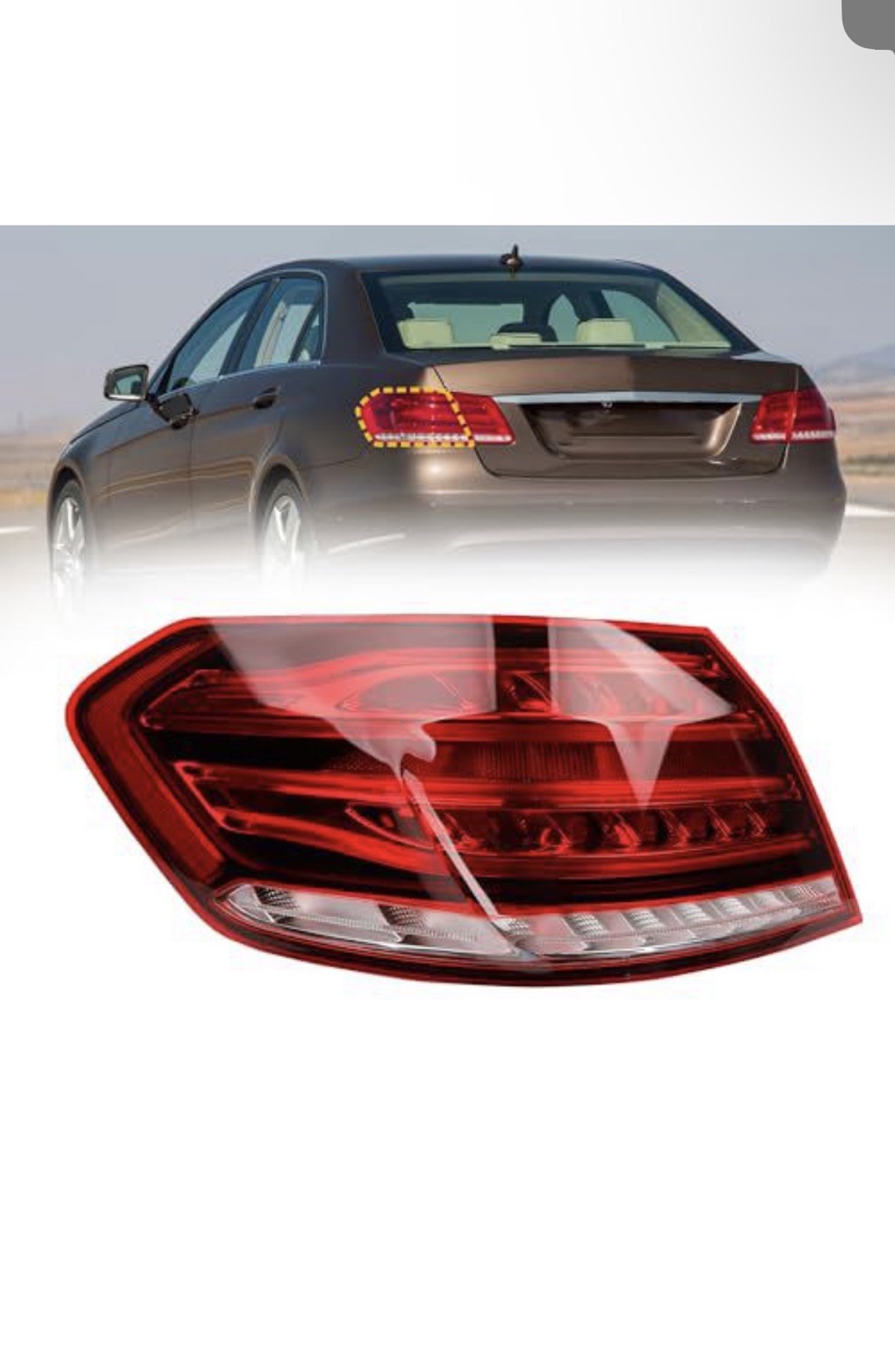 Mercedes E Class Tail Light LH 2014-2016 W212