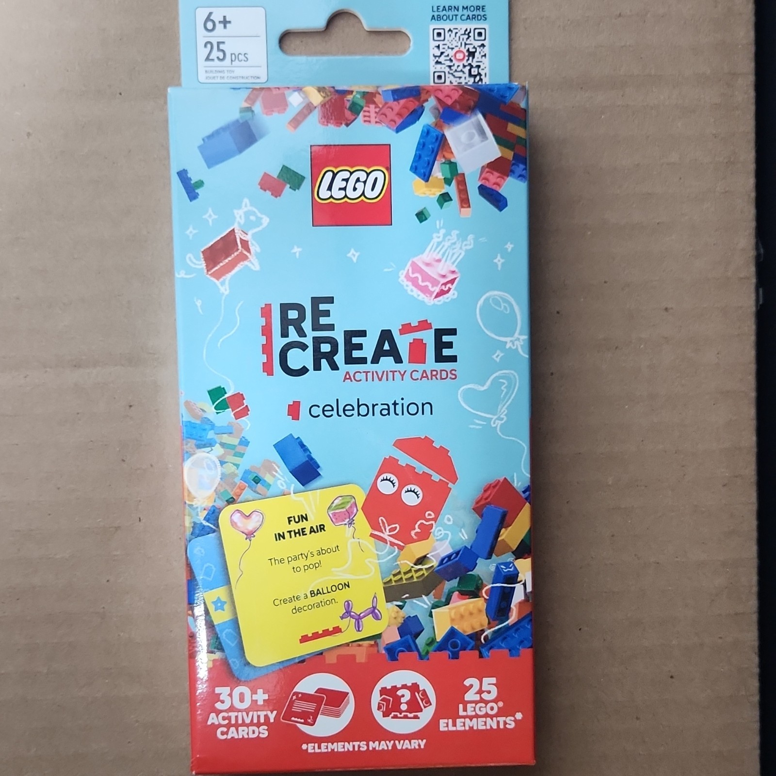 LEGO ReCreate Activity Cards Celebration 2025 Ages 6+ Arts & Crafts